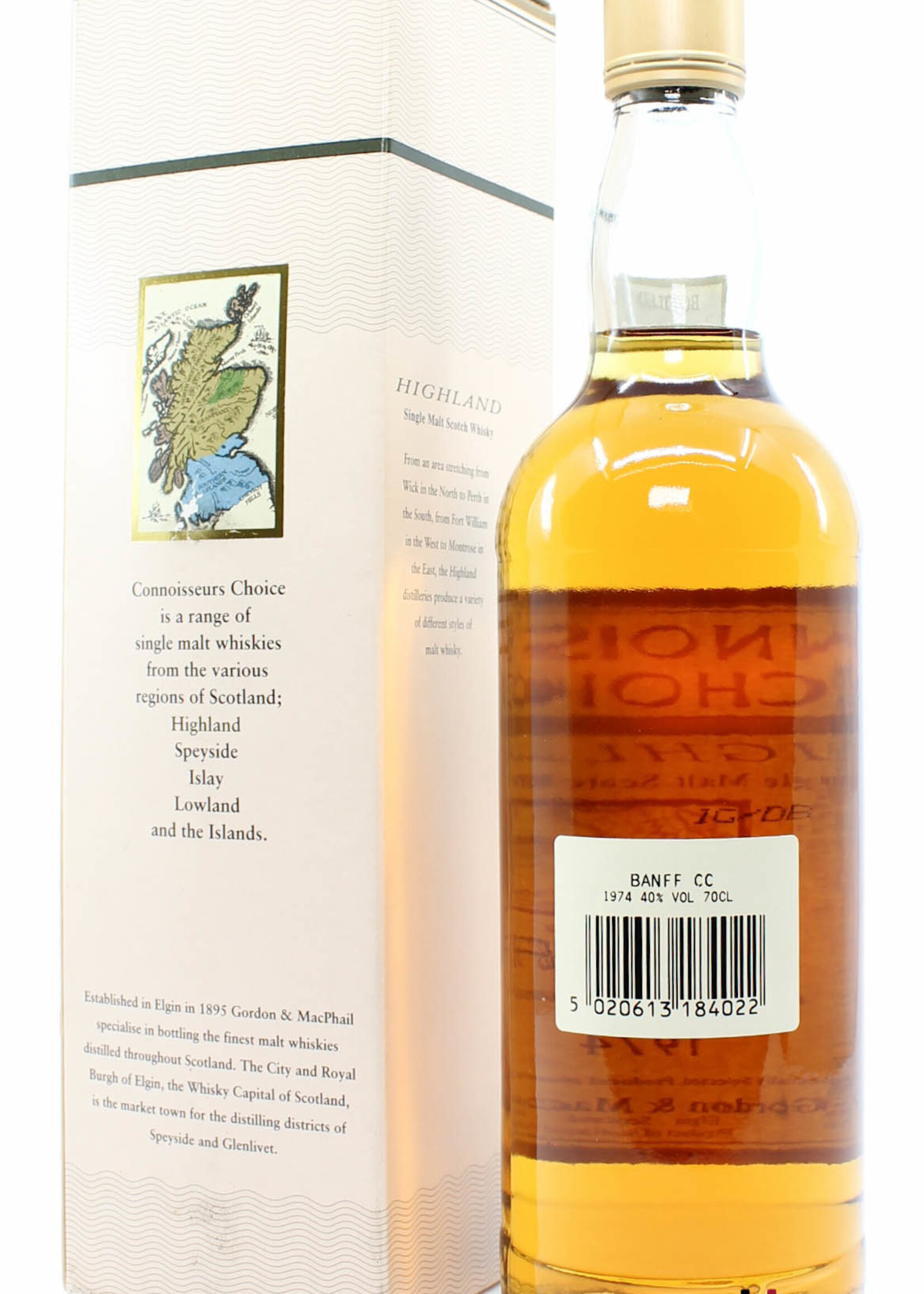 Banff Banff 1974 1997 - Connoisseurs Choice - Gordon & MacPhail 40% (Closed Distillery)