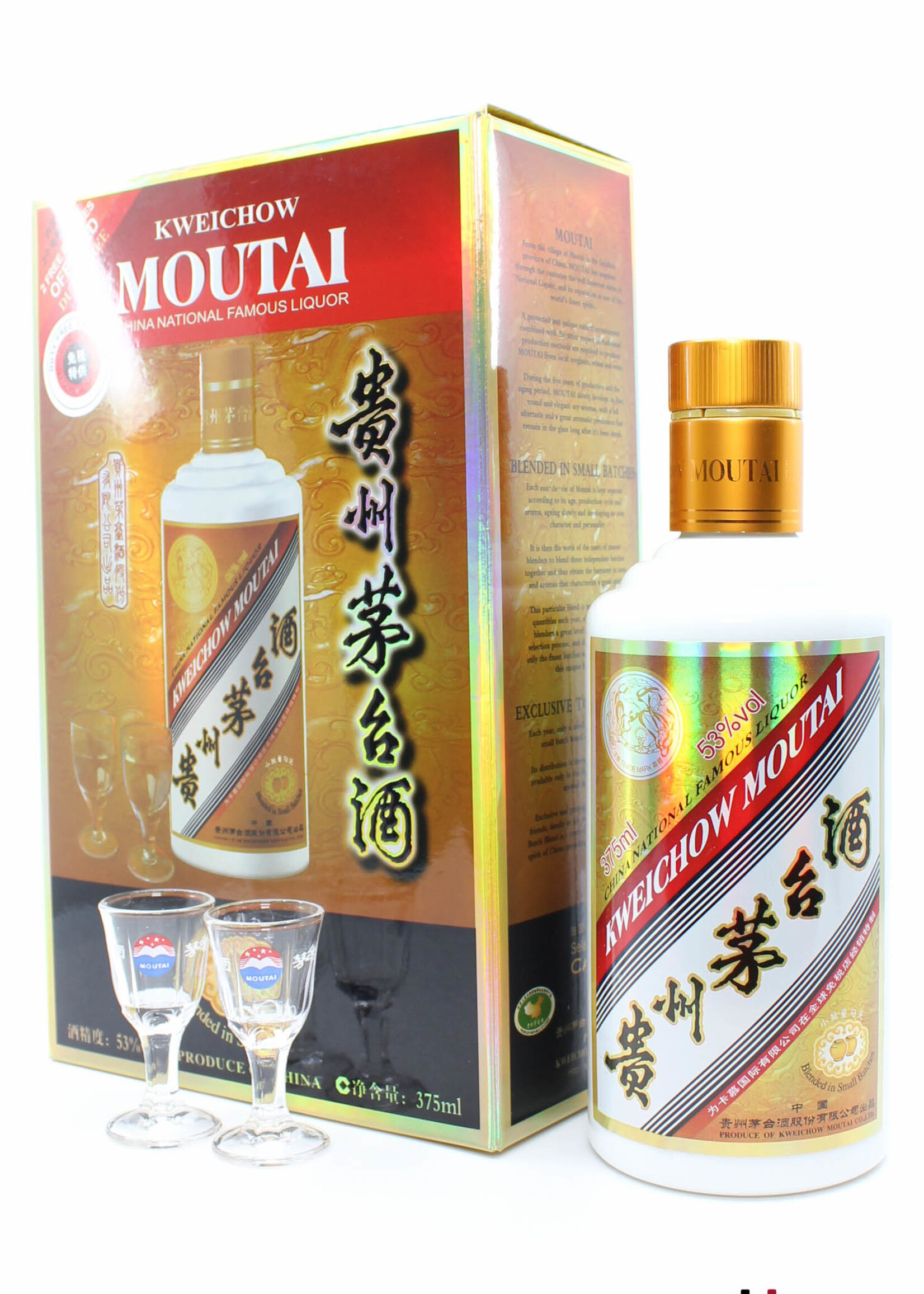 Kweichow Moutai Kweichow Moutai Small Batch - Duty Free Exclusive 53% 375ml (National Famous Liquor of China)