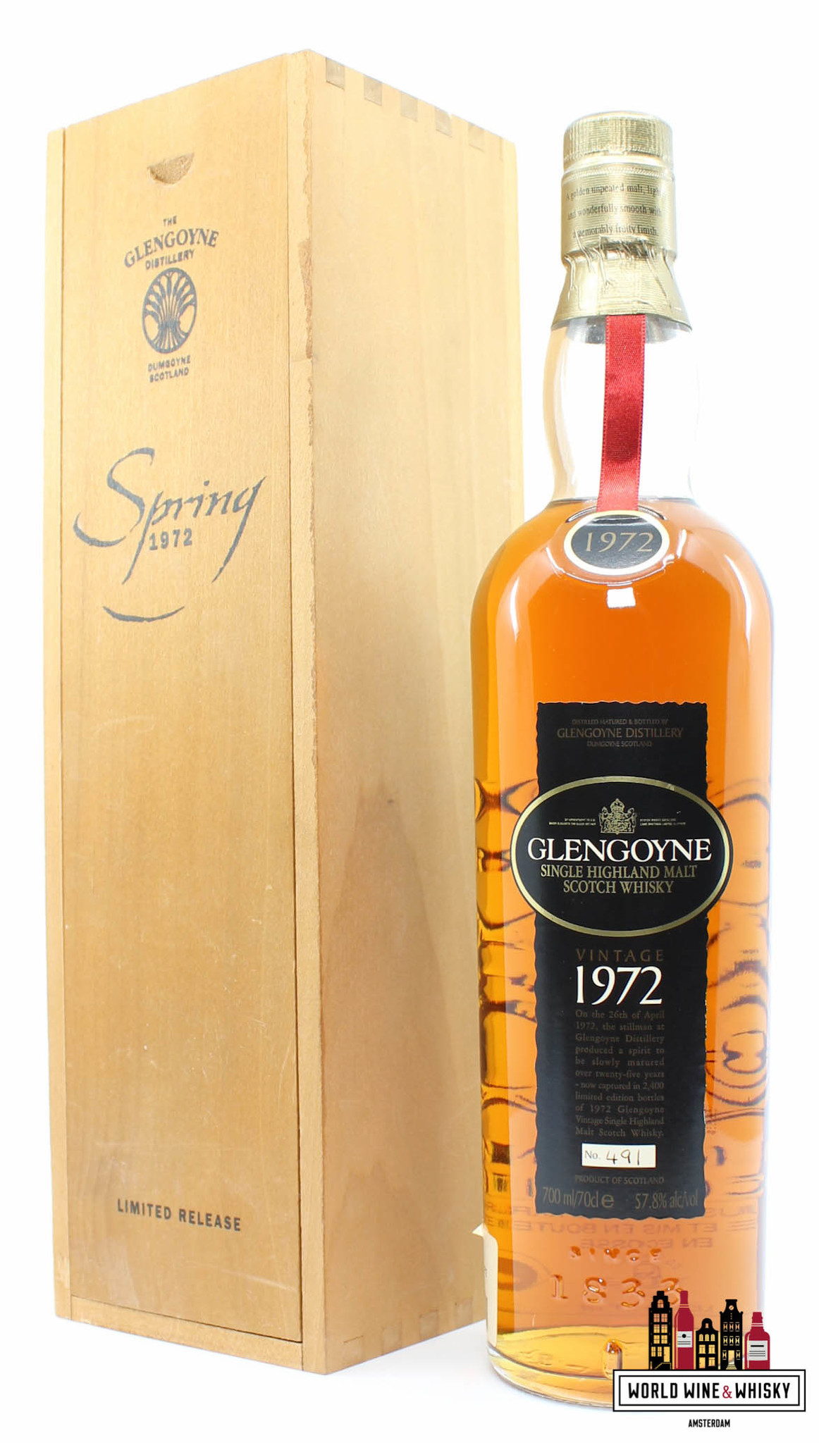 Glengoyne Glengoyne 25 Years Old 1972 1997 - Vintage - Cask 1478-1485 57.8% (1 of 2400)