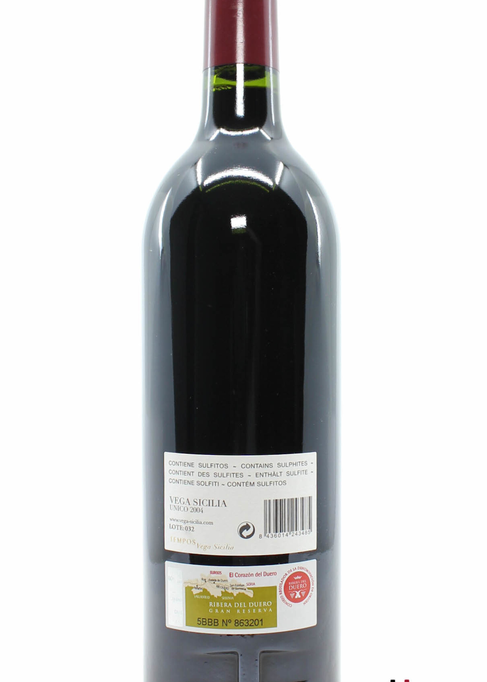 Vega-Sicilia Vega Sicilia Unico - Ribera del Duero 2004 (in OWC)