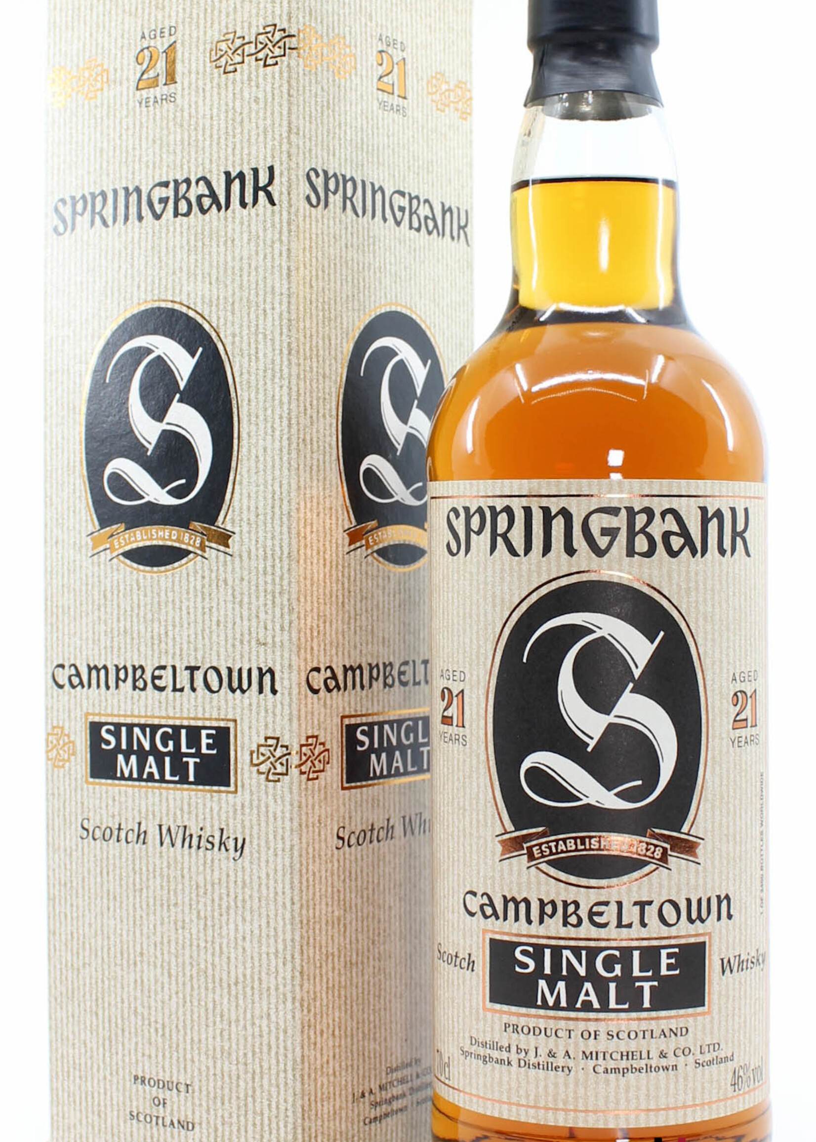Springbank Springbank 21 Years Old 1998 - Campbeltown Single Malt 46% 700ml (1 of 2400)
