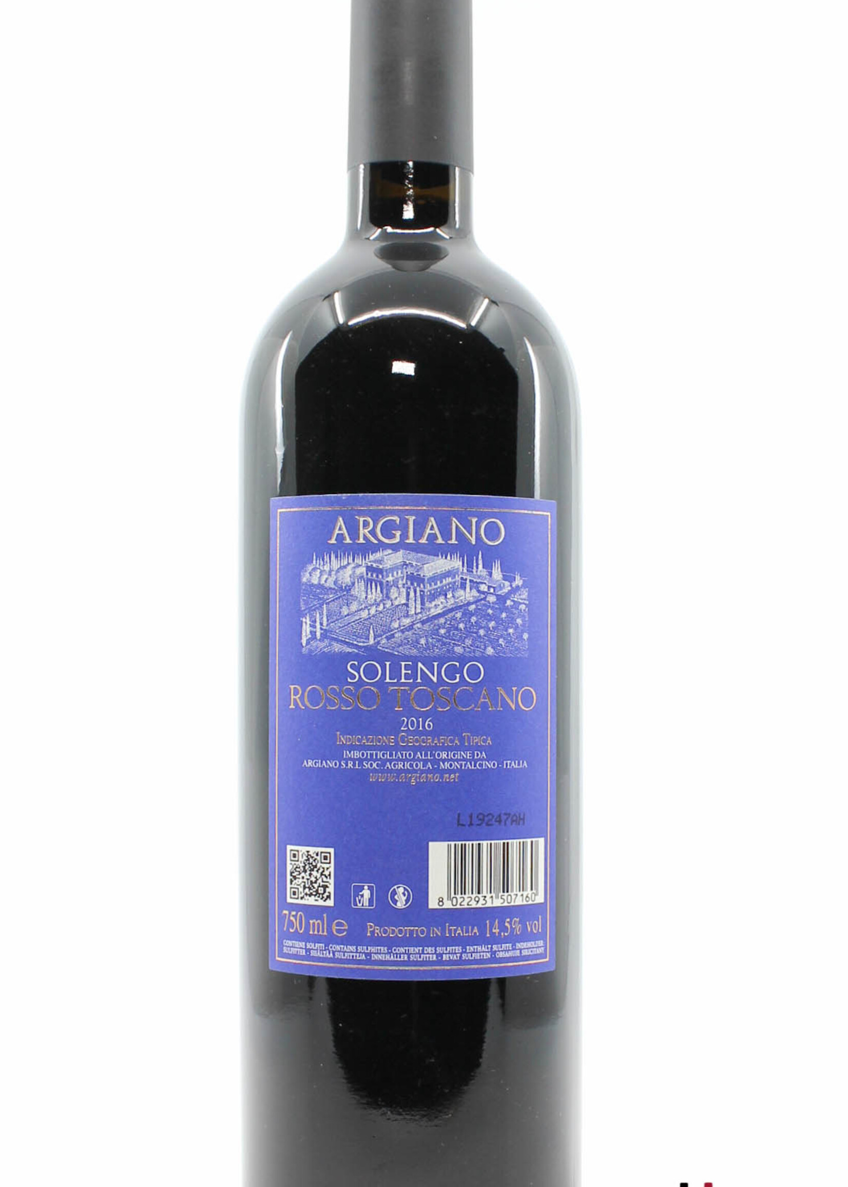 Agriano Argiano Solengo - Rosso Toscano 2016