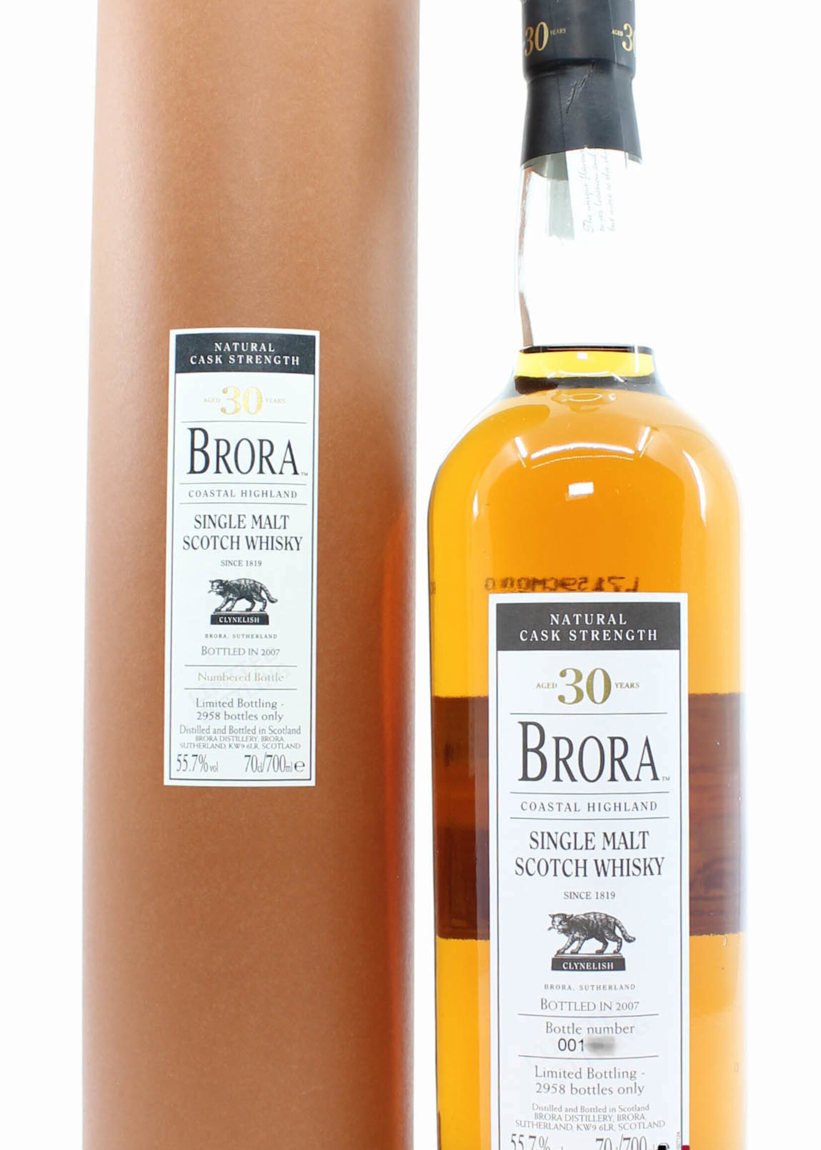 Brora Brora 30 Years Old 1977 2007 6th Release - Closed Distillery 55.7% (1 of 2958)