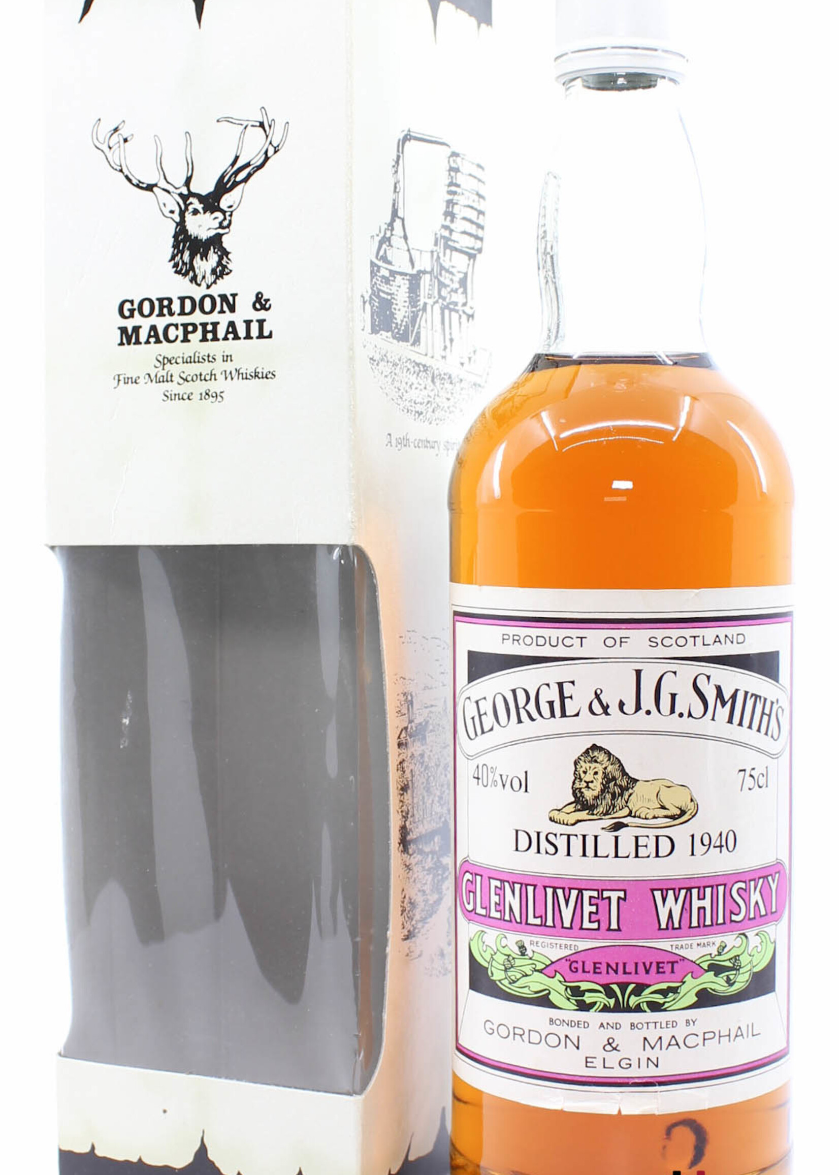 Glenlivet Glenlivet 1940 George & J.G. Smith's - Gordon & MacPhail 40% 750ml