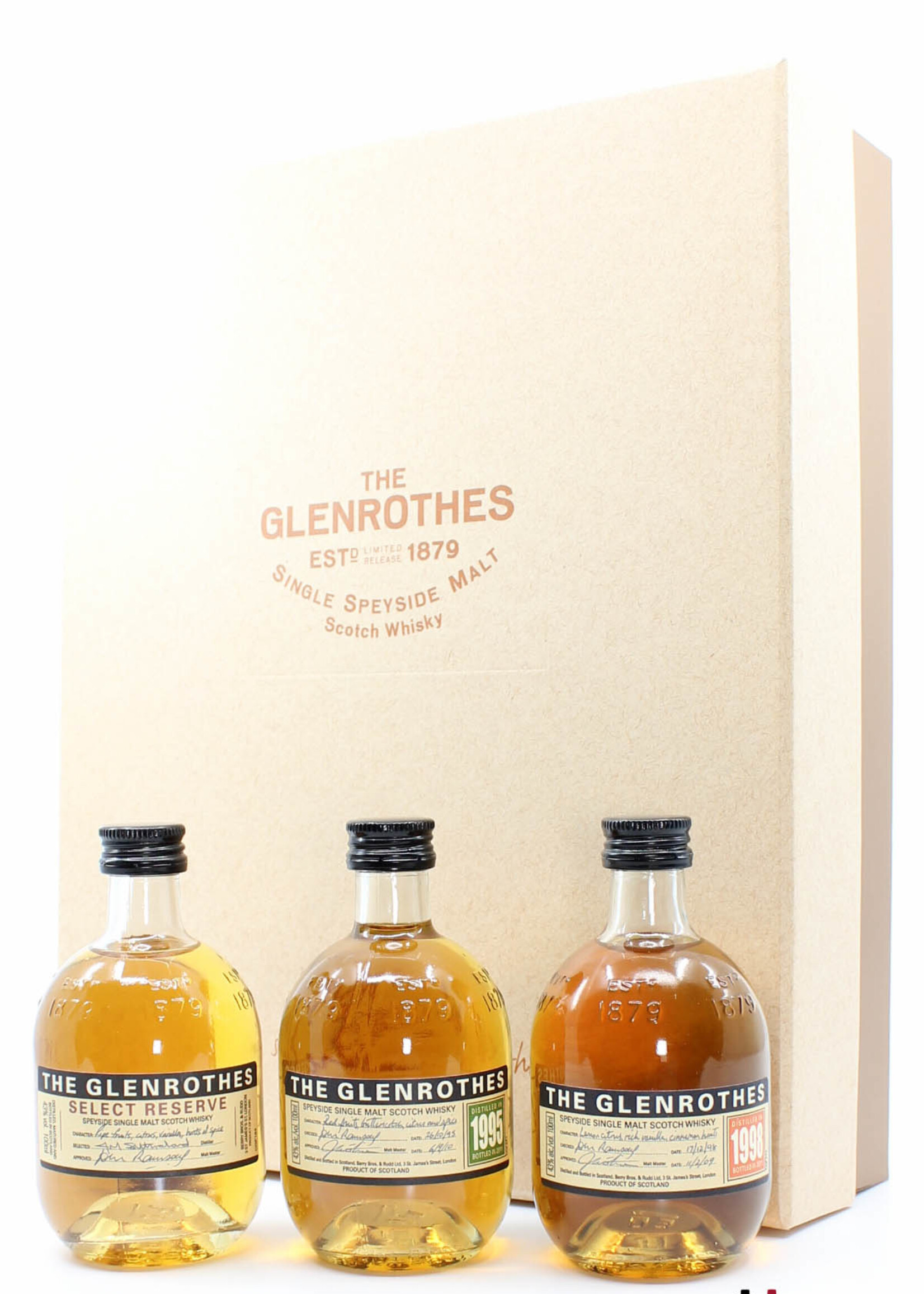 Glenrothes Glenrothes Gift Pack - The Secret of the Glenrothes  (3 x 100ml + glasses)