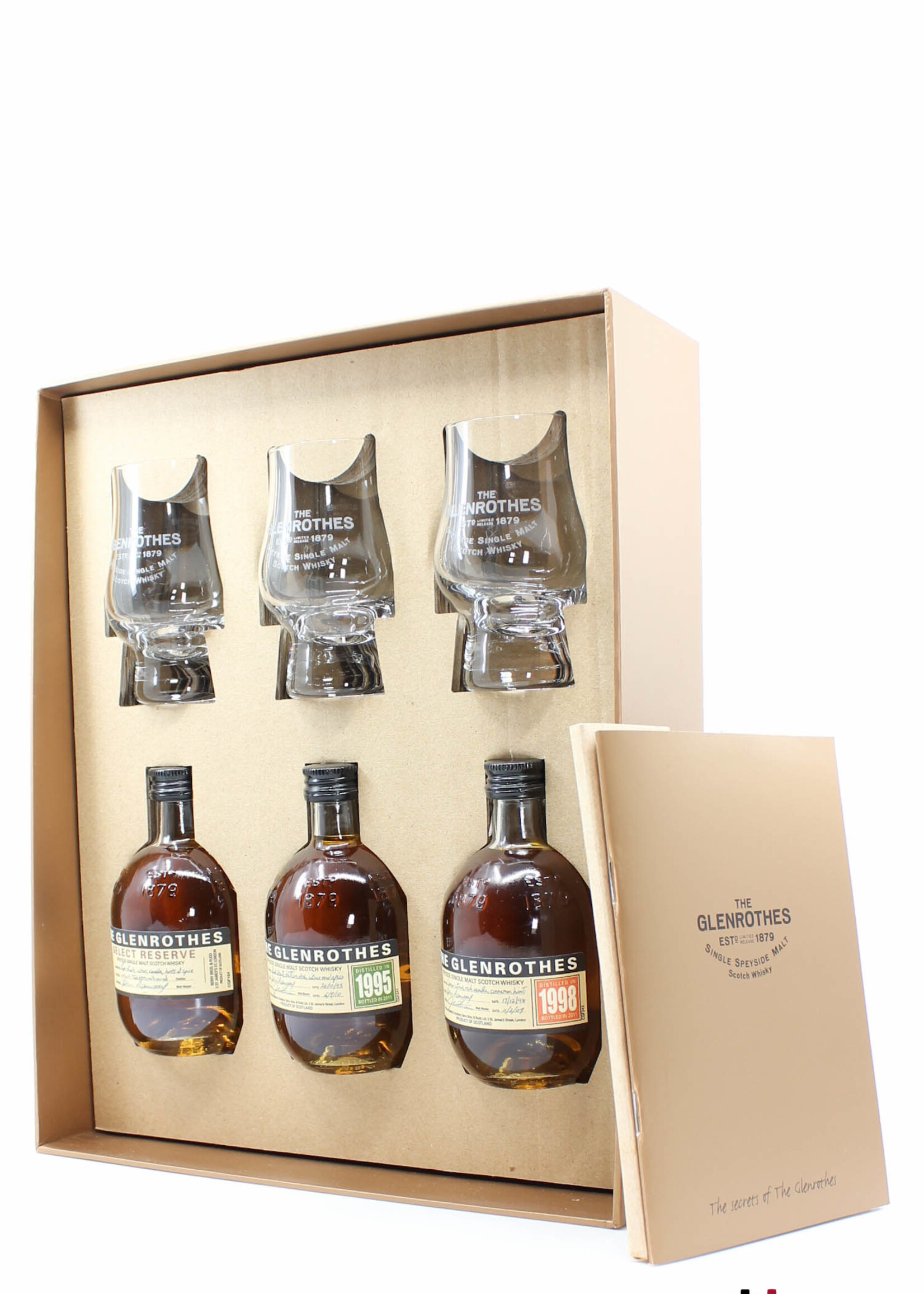Glenrothes Glenrothes Gift Pack - The Secret of the Glenrothes  (3 x 100ml + glasses)