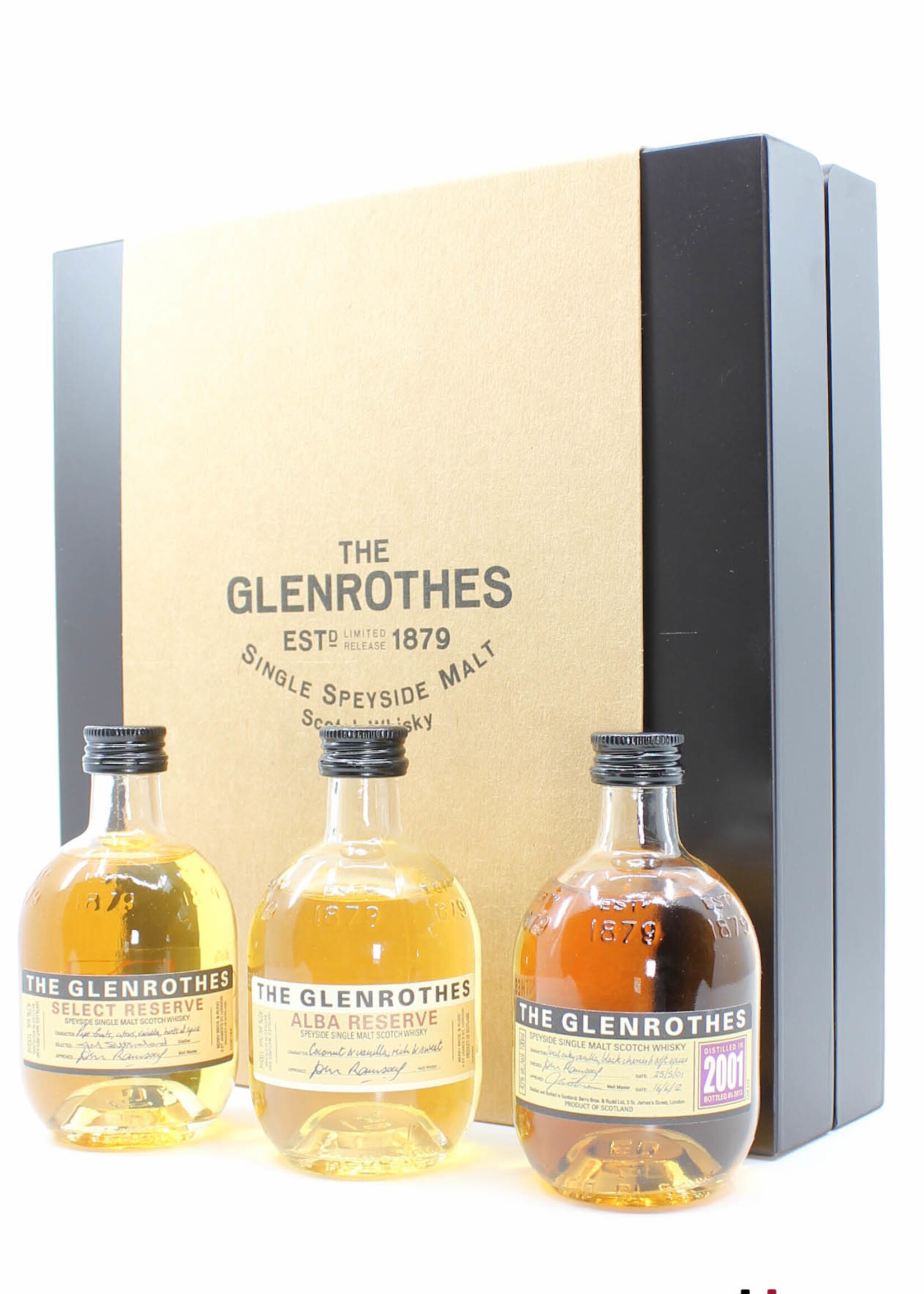 Glenrothes Glenrothes Gift Pack - The Secret of the Glenrothes  (3 x 100ml + glasses)