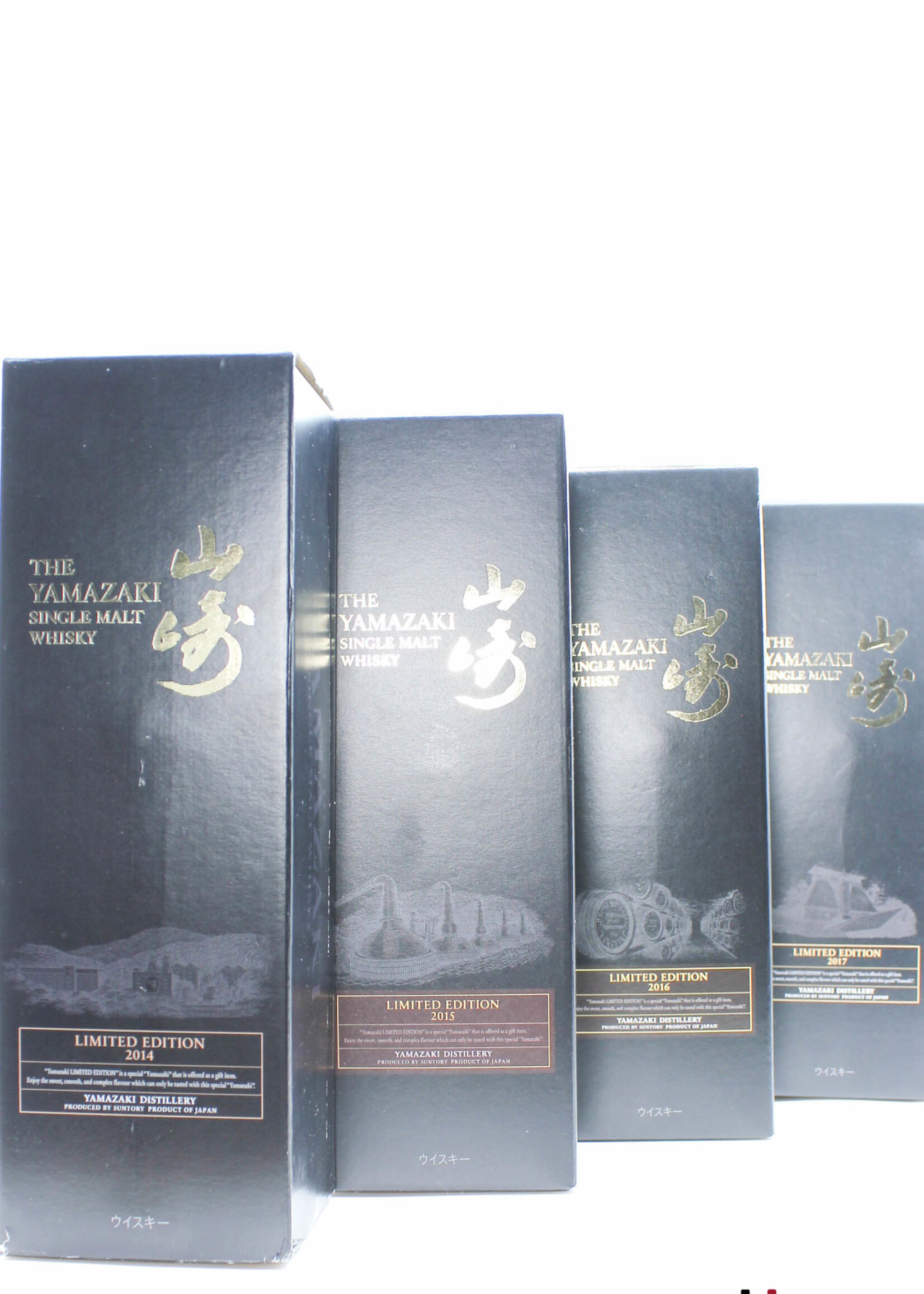 Yamazaki Yamazaki Limited Edition 2014, 2015, 2016 & 2017 (full set)