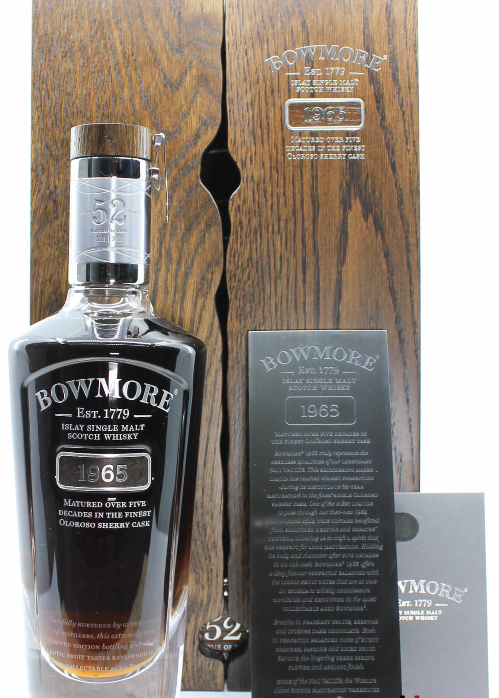Bowmore Bowmore 52 Years Old 1965 2018 42% (1 of 232) - Full Set