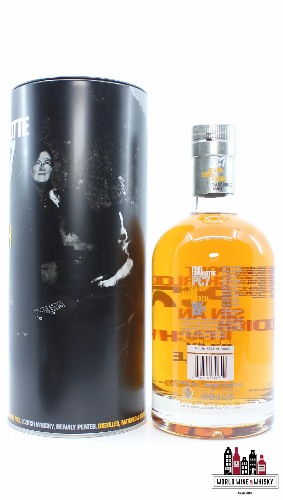 Bruichladdich Bruichladdich Port Charlotte 7 Years Old 2001 2008 - PC7 - Sin An Doigh Ileach 61% (1 of 24000)