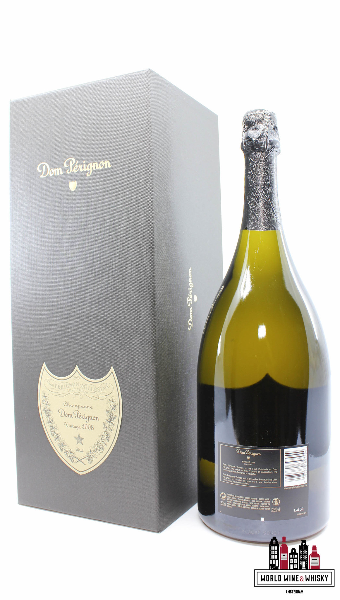Dom Perignon Dom Perignon 2008 Vintage Magnum - Champagne Brut 1,5 liter - (in luxury giftbox)
