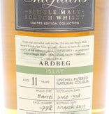 Ardbeg Ardbeg 11 Years Old 1998 2010 - Cask 1778 - Chieftain's Choice - Ian Macleod 50% (1 of 276)