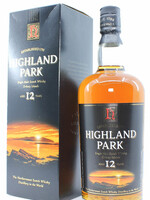Highland Park Highland Park 12 Years Old - Sunset Label, Old Label 40% 1000ml (1 Liter)