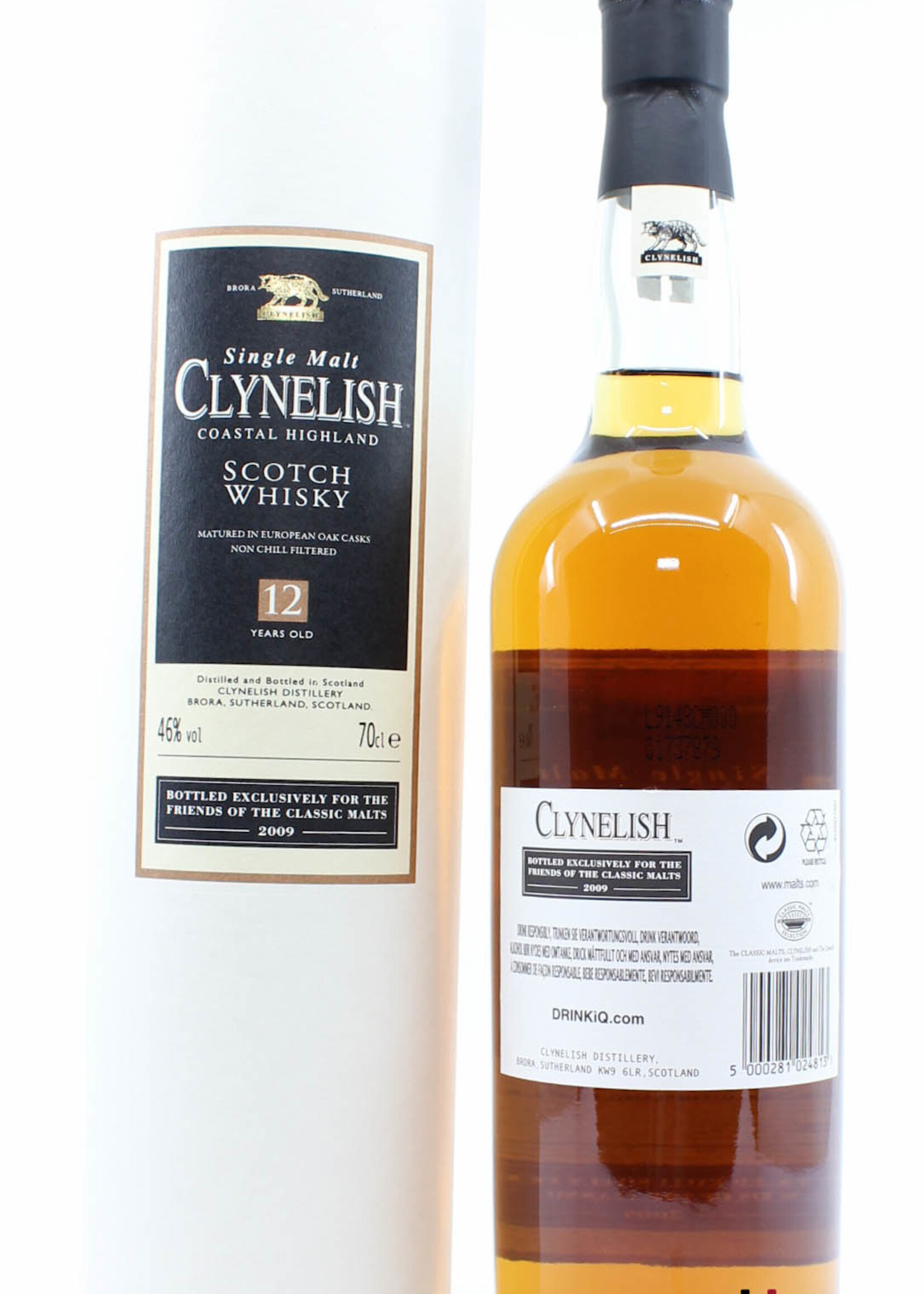 Clynelish Clynelish 12 Years Old 2009 46% (Exclusively bottled for the Friends of the Classic Malts)