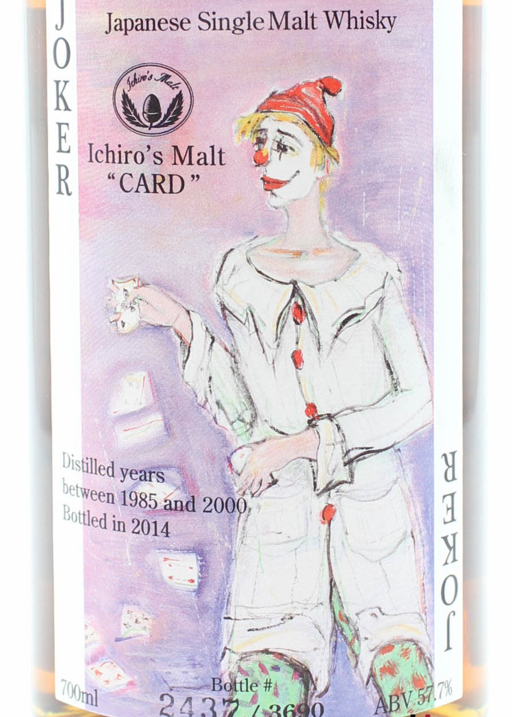 Hanyu Hanyu Joker 1985-2000 - Bottled in 2014 - Ichiro's Malt "Card" 57.7% (1 of 3690) (Closed Distillery)