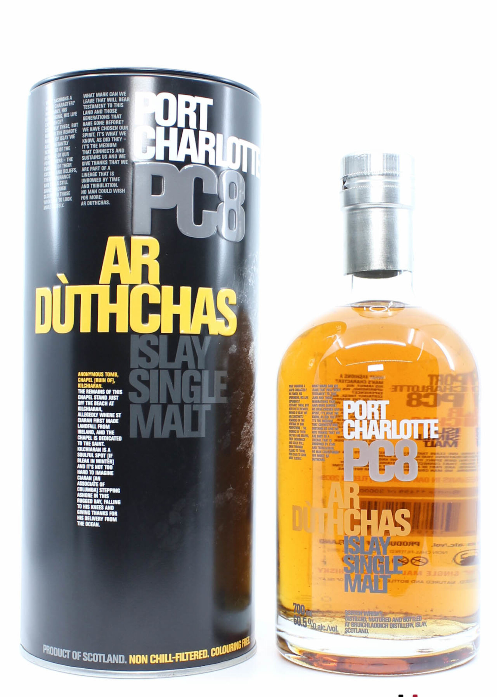 Bruichladdich Bruichladdich Port Charlotte 8 Years Old 2001 2009 - PC8 - Ar Duthchas 60.5% (1 of 30000)
