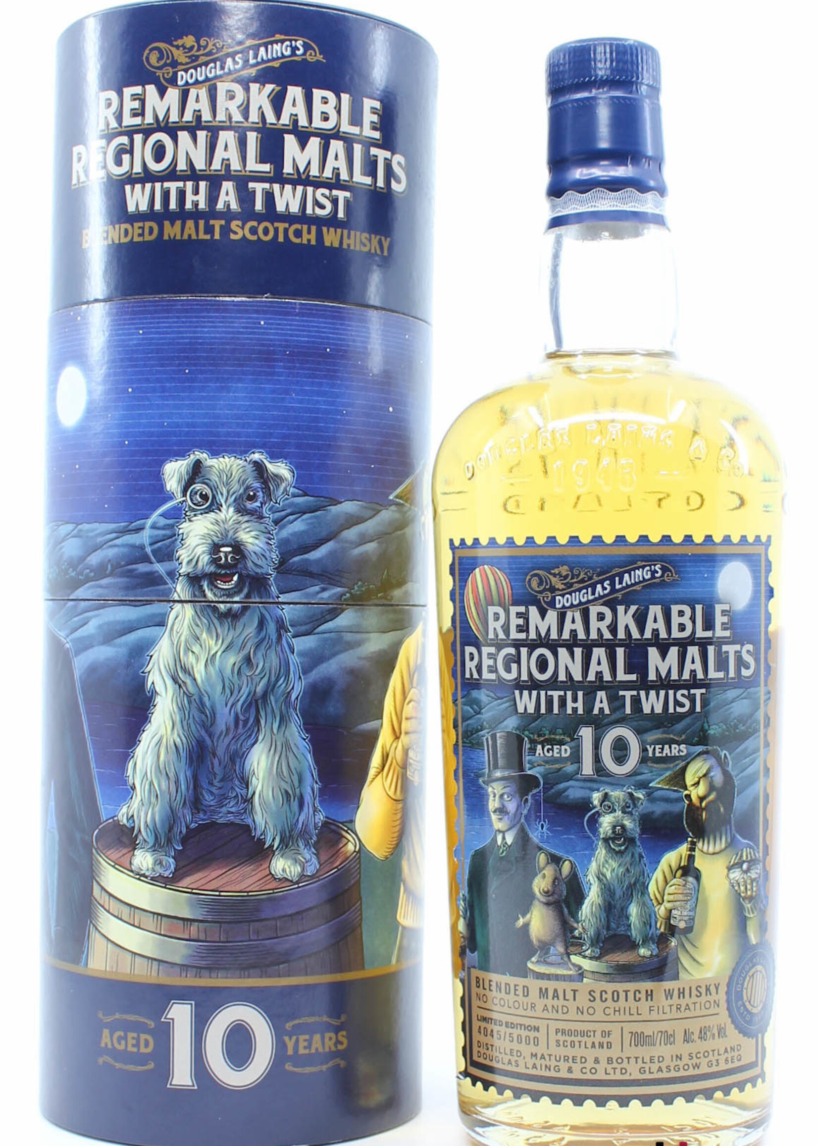 Douglas Laing Douglas Laing's 10 Years Old 2018 - Remarkable Regional Malts with a Twist - 70th Anniversary 48% (1 of 5000)