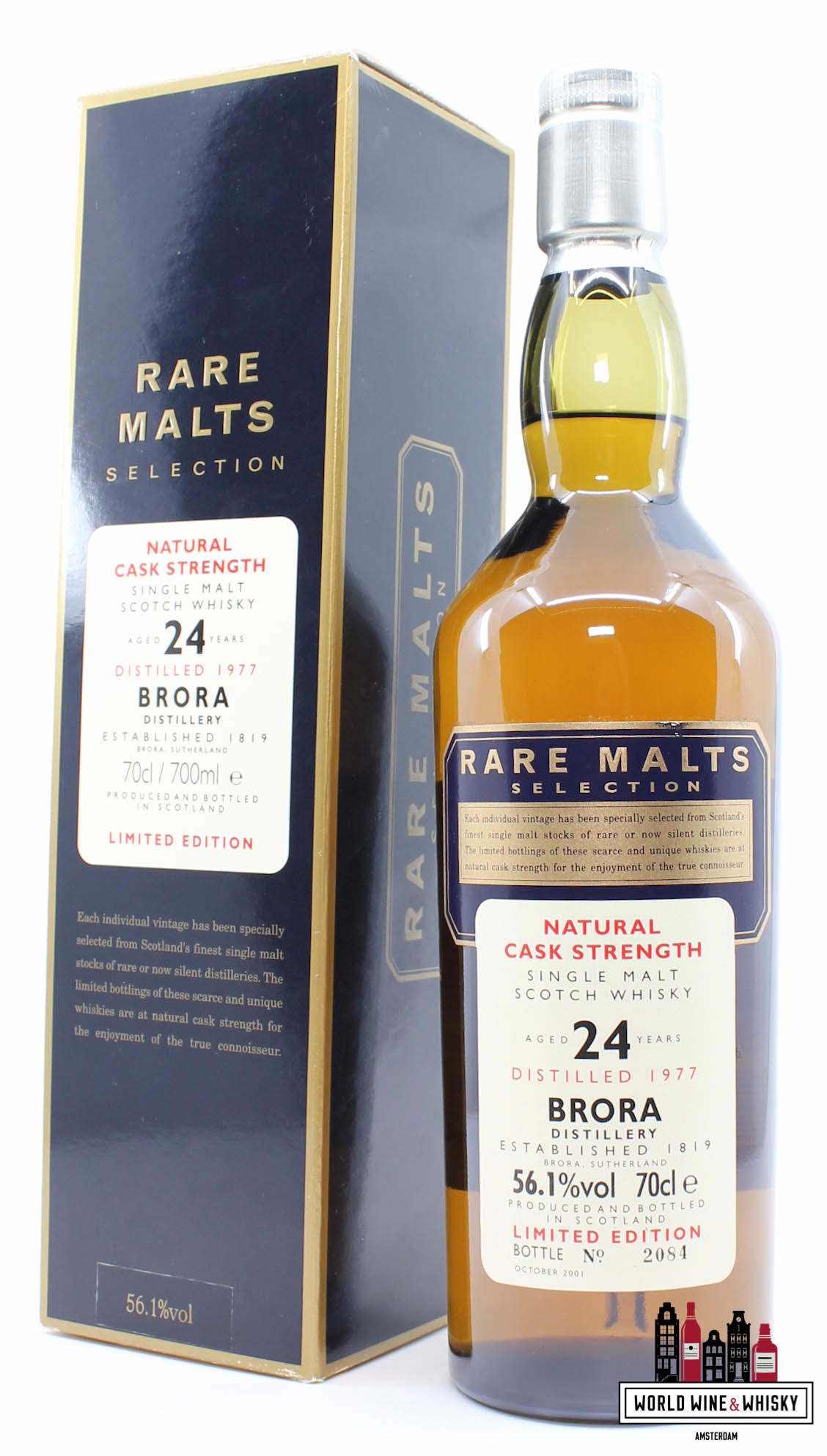 Brora Brora 24 Years Old 1977 2001 - Rare Malts Selection - Natural Cask Strength - 1 of 6000 56.1% (Closed Distillery)