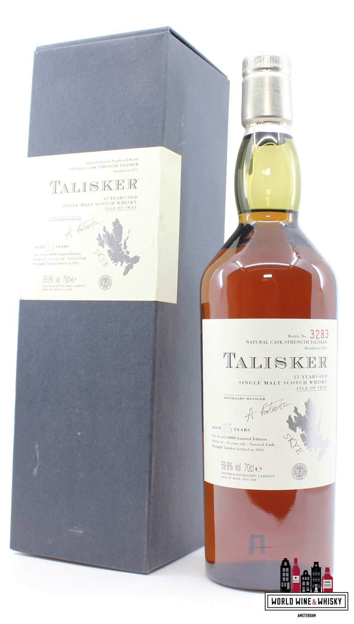 Talisker Talisker 25 Years Old 1975 2001 - Natural Cask Strength 59.9% (1 of 6000)