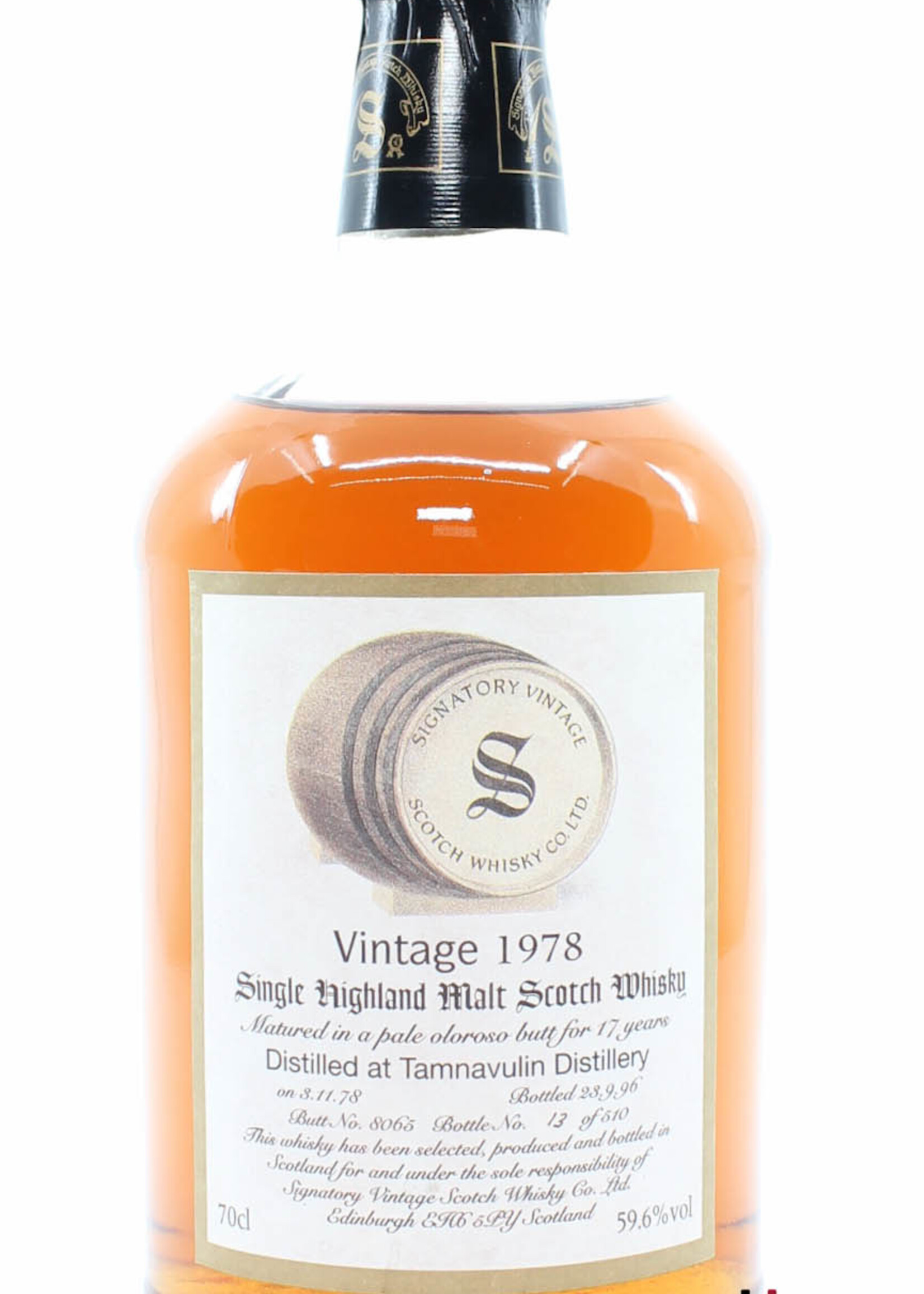 Tamnavulin Tamnavulin 17 Years Old 1978 1996 - Cask 8065 - Vintage Collection - Signatory Vintage 59.6% (1 of 510)