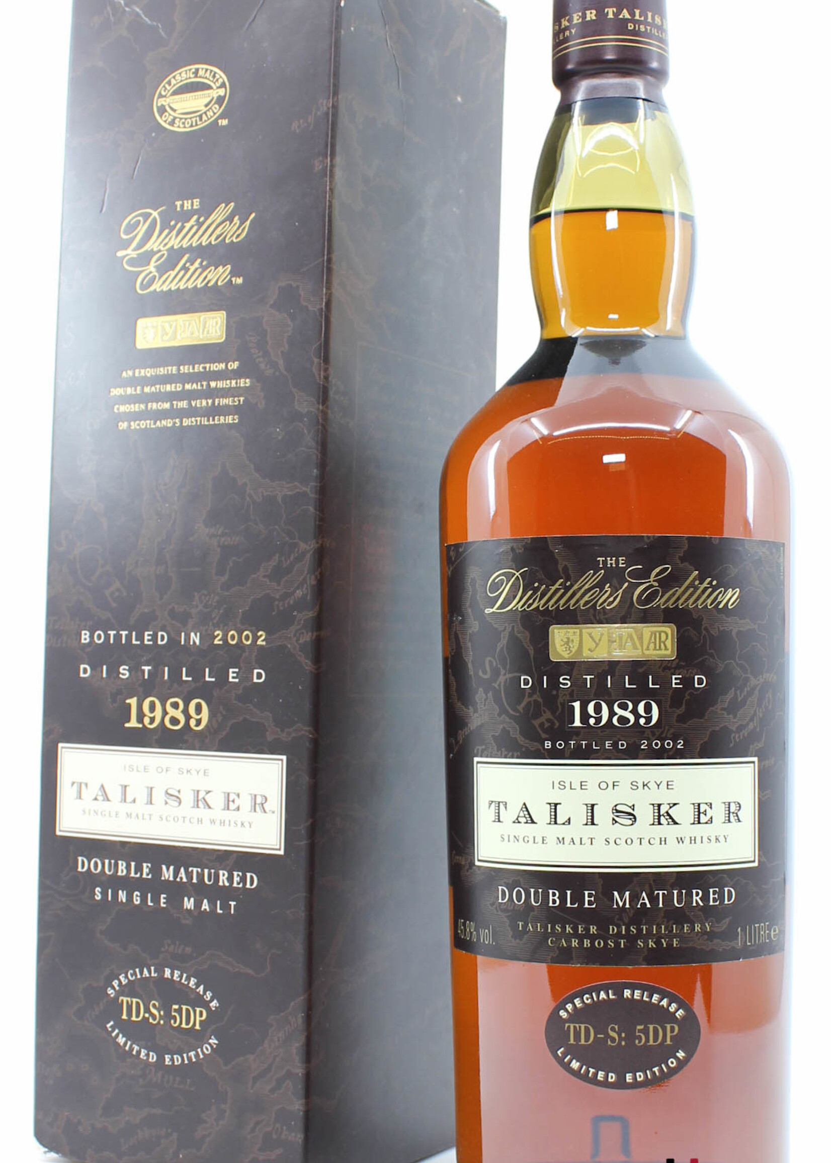 Talisker Talisker 1989 2002 - The Distillers Edition - Double Matured - TD-S: 5 DP 45.8% 1000ml (1 litre)