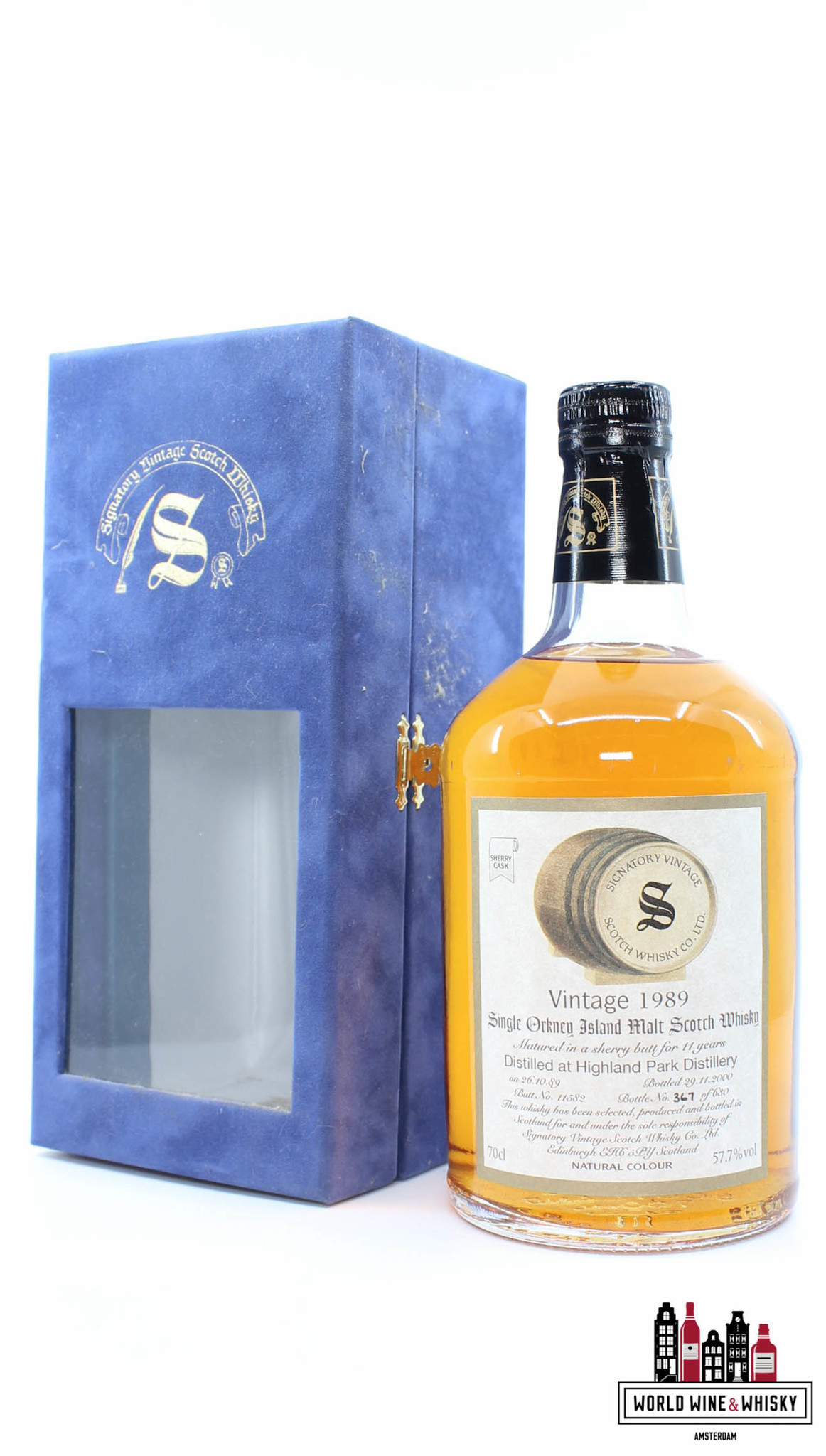 Highland Park Highland Park 11 Years Old 1989 2000 - Cask 11582 - Vintage Collection - Signatory Vintage 57.7% (1 of 630)