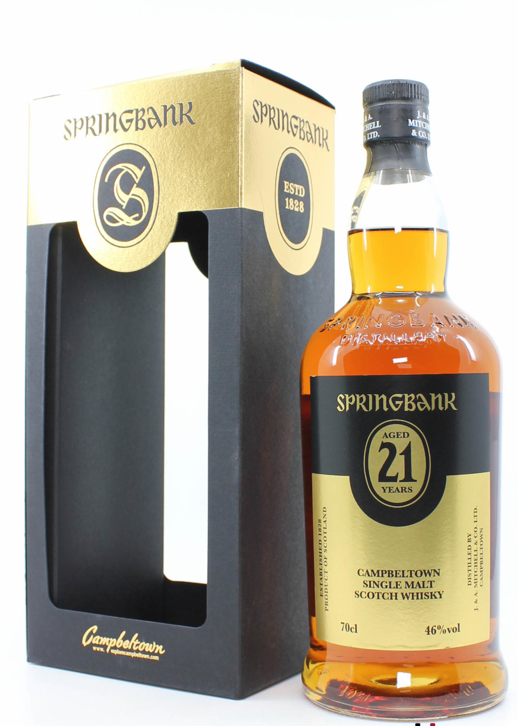 Springbank Springbank 21 Years Old 2017 - Limited Edition - Black/Gold Edition 46% (1 Of 3800)