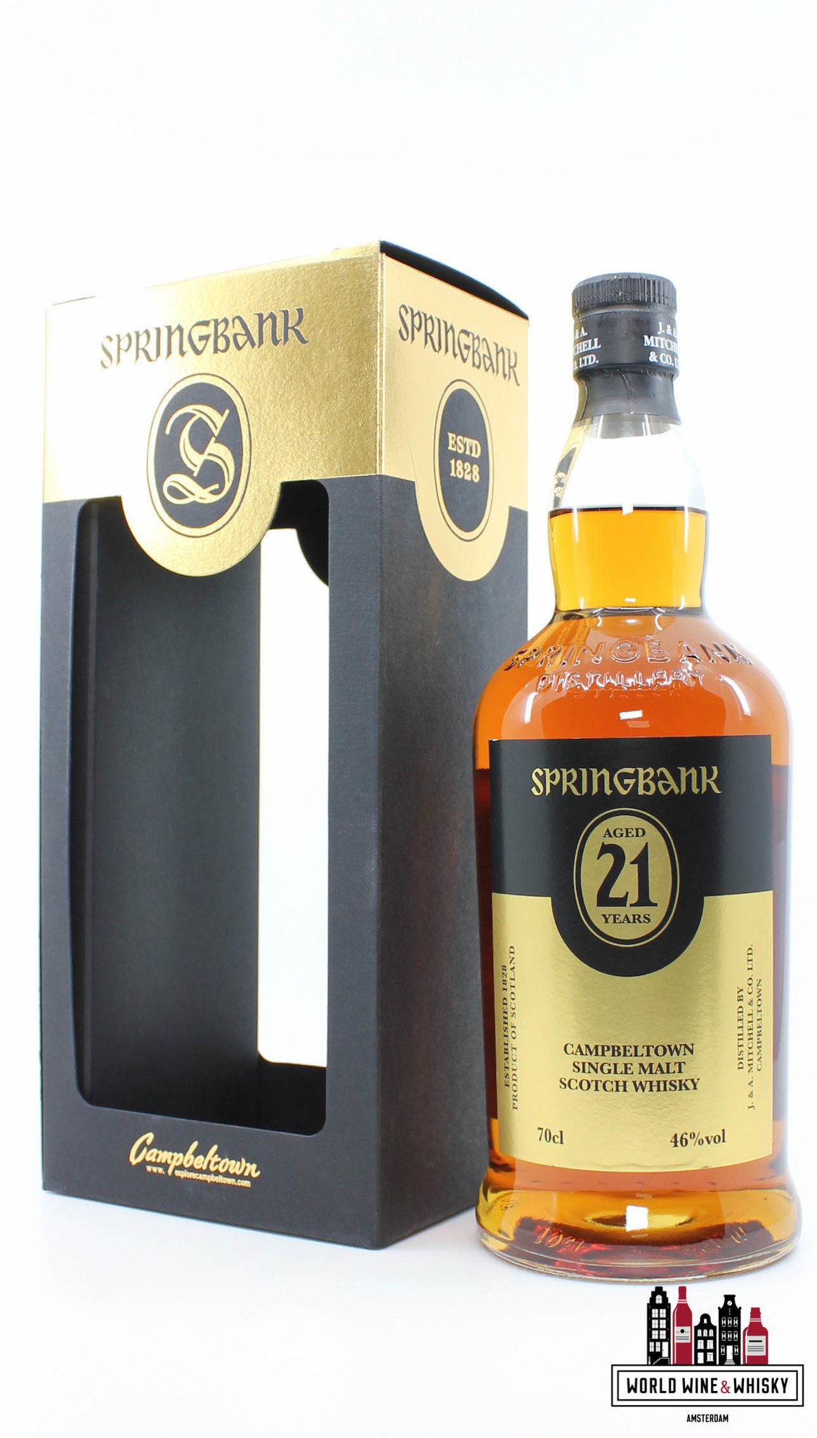 Springbank Springbank 21 Years Old 2017 - Limited Edition - Black/Gold Edition 46% (1 Of 3800)