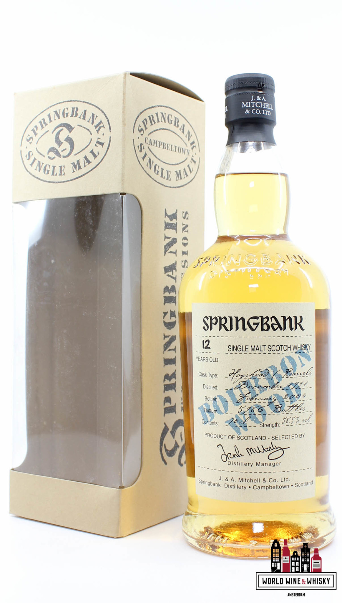 Springbank 12 YO 1991 2004 - Bourbon - Wood Expressions Springbank 12 YO 1991 2004 - Bourbon - Wood Expressions
