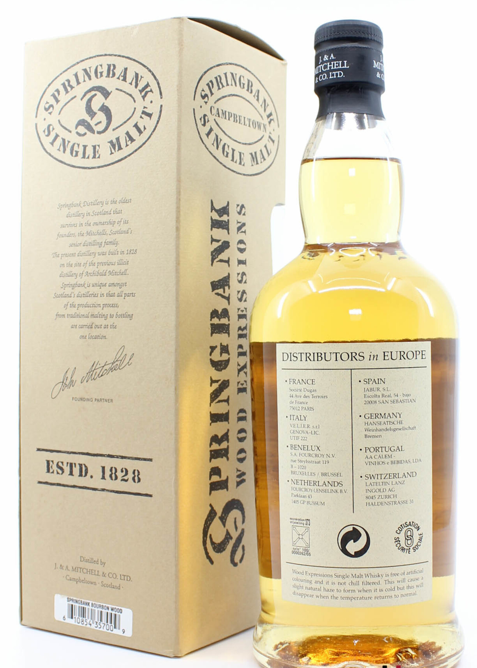 Springbank Springbank 12 Years Old 1991 2004 - Bourbon Wood - Wood Expressions Series 58.5% (1 of 5986)