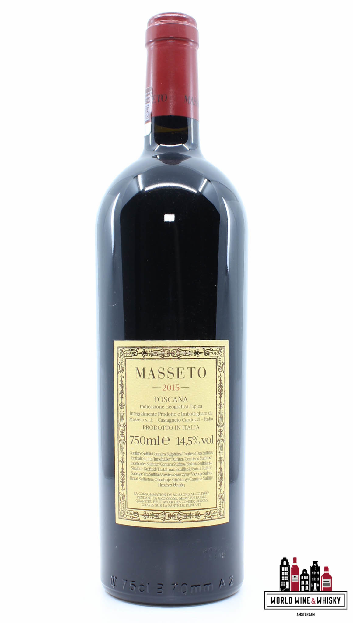 Masseto Tenuta dell Ornellaia Masseto 2015 (3-bottles OWC) - 100 Parker Points