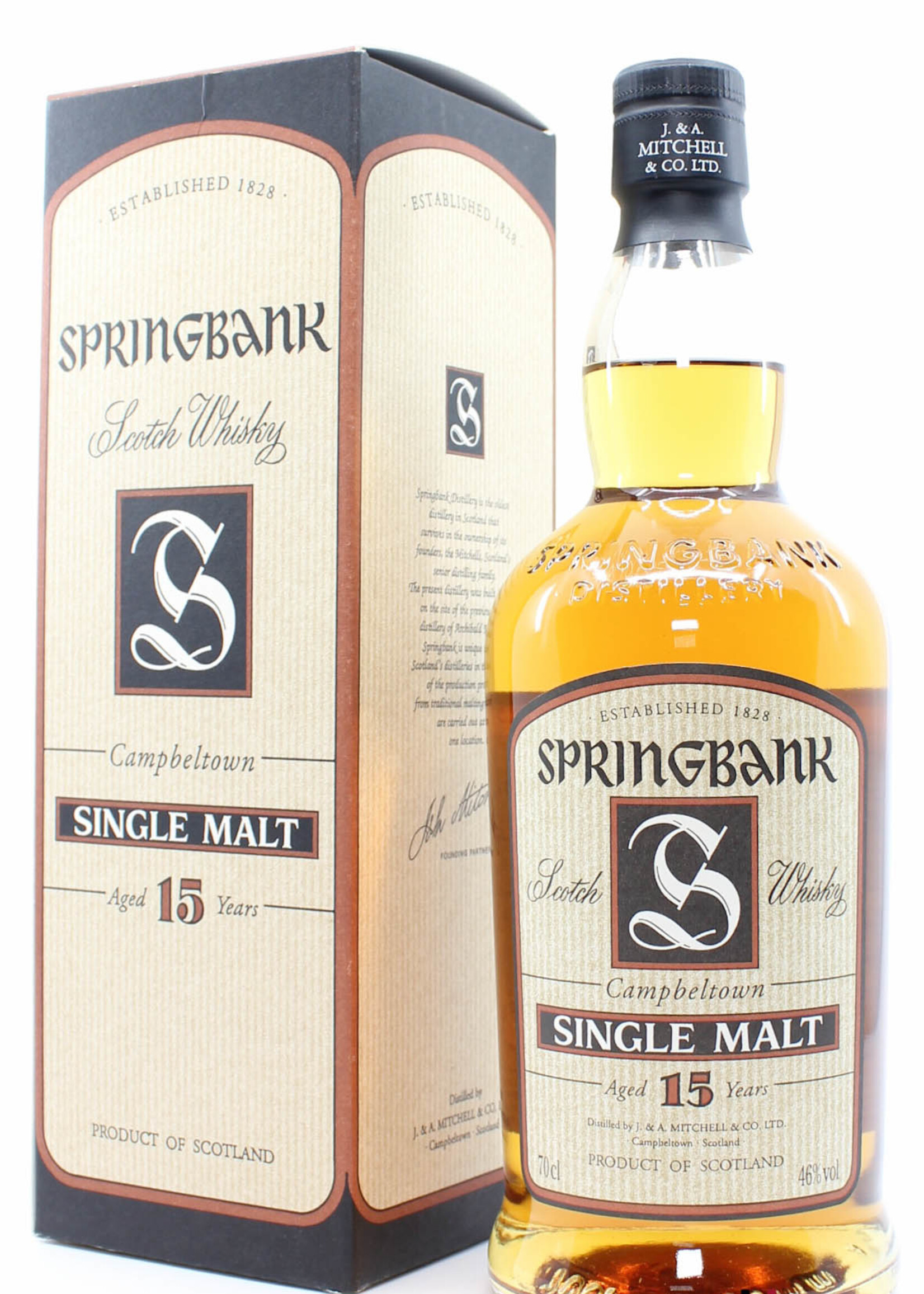 Springbank Springbank 15 Years Old - Beige Label - Old Bottling 46%