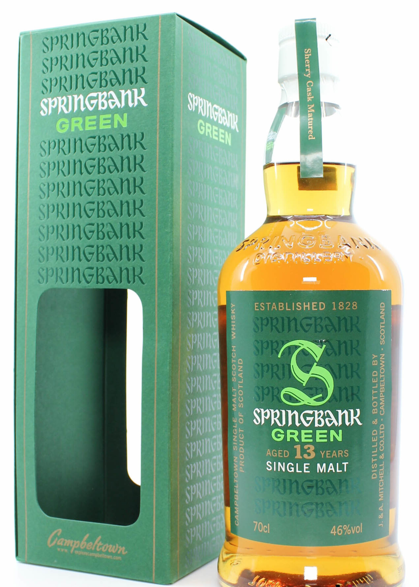 Springbank Springbank 13 Years Old 2015 - Green - Sherry Cask Matured 46% (1 of 9000)