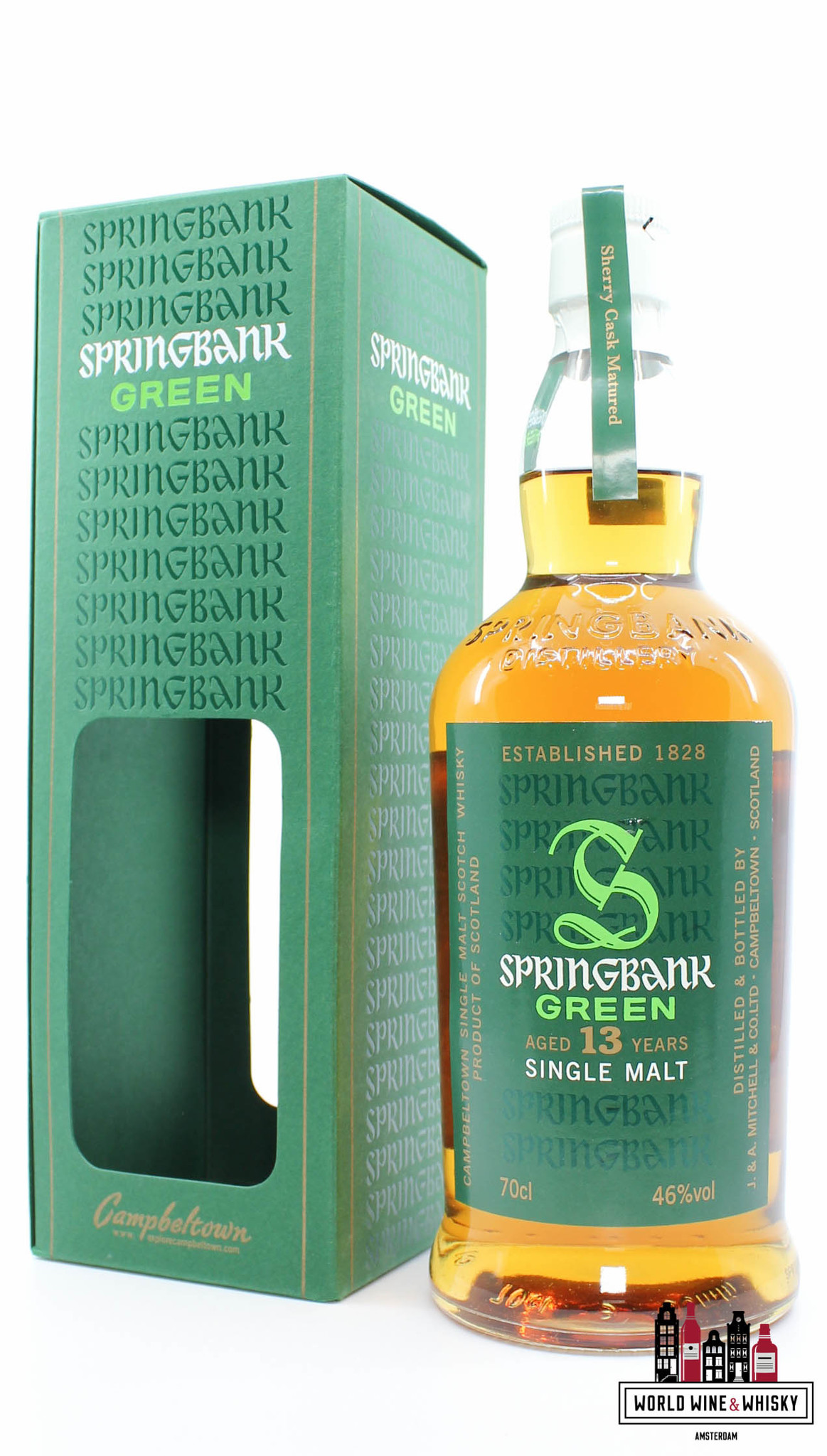 Springbank 13 Years Old 2015 - Green - Sherry Cask Matured Springbank 13 Years Old 2015 - Green - Sherry Cask Matured