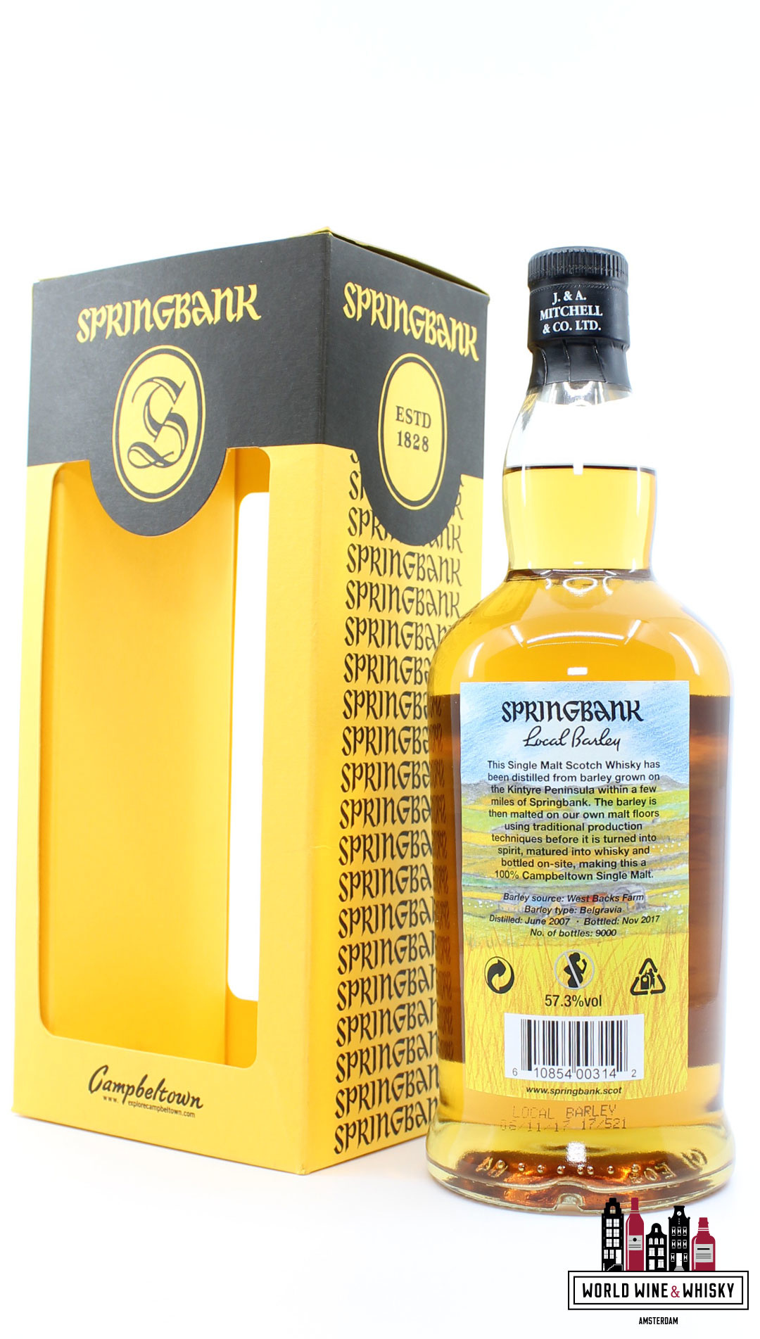 Springbank Springbank 10 Years Old 2007 2017 - Local Barley 57.3% (1 of 9000)