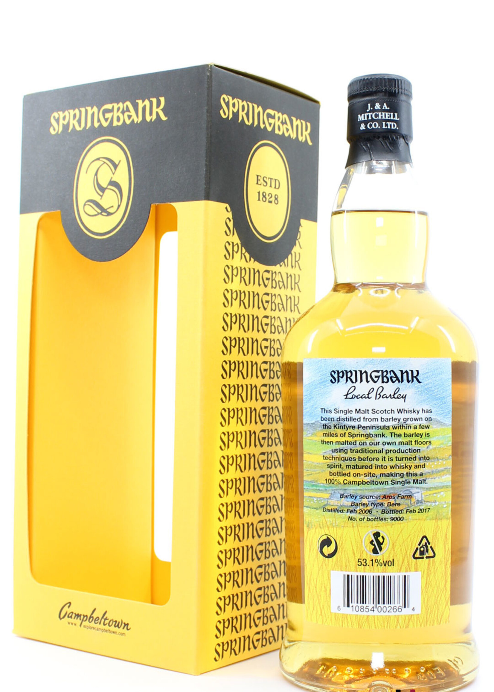 Springbank Springbank 11 Years Old 2006 2017 - Local Barley 53.1% (1 of 9000)