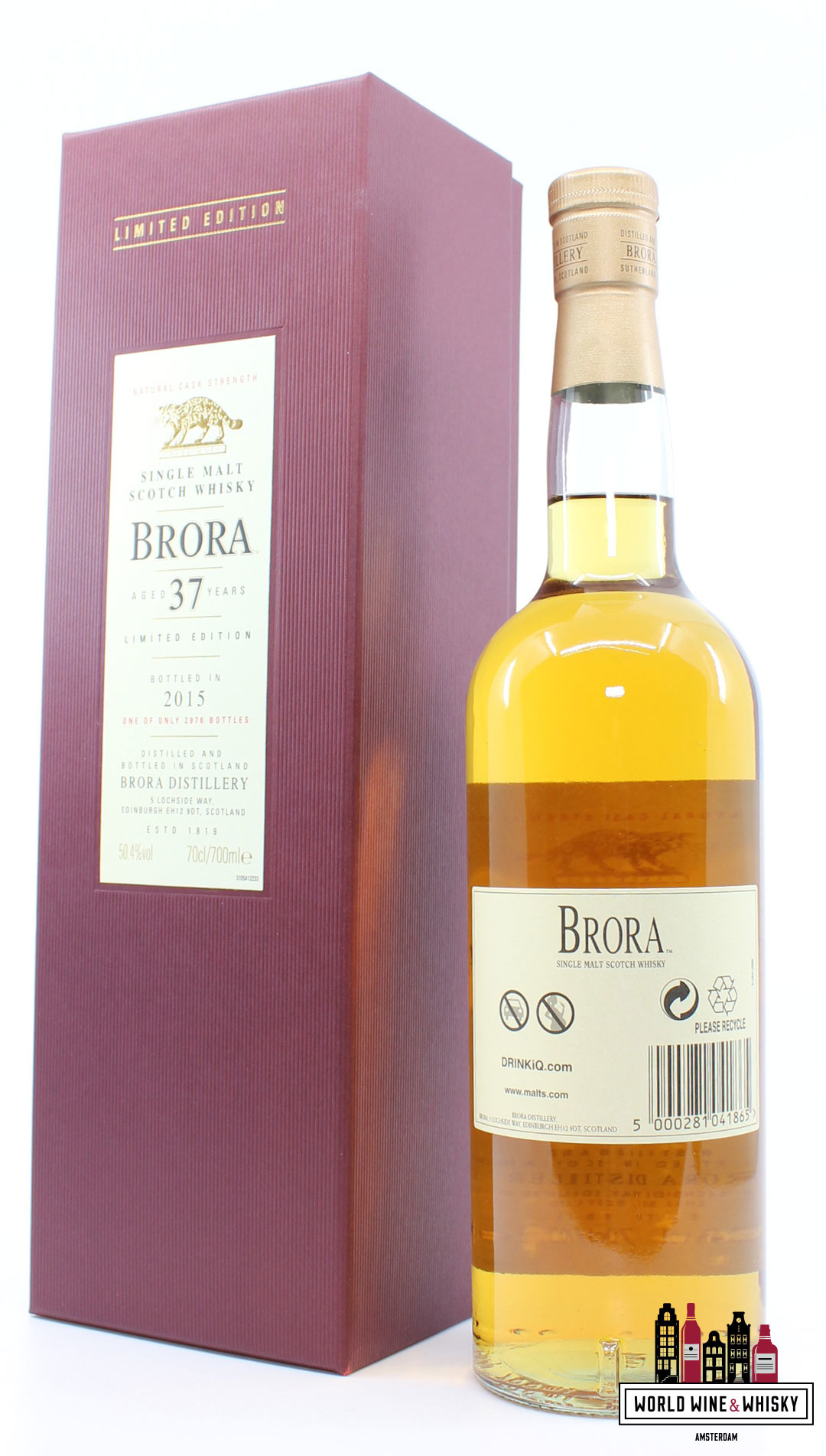 Brora Brora 37 Years Old 1977 2015 - 14th Release - Limited Edition 50.4% (1 of 2976)