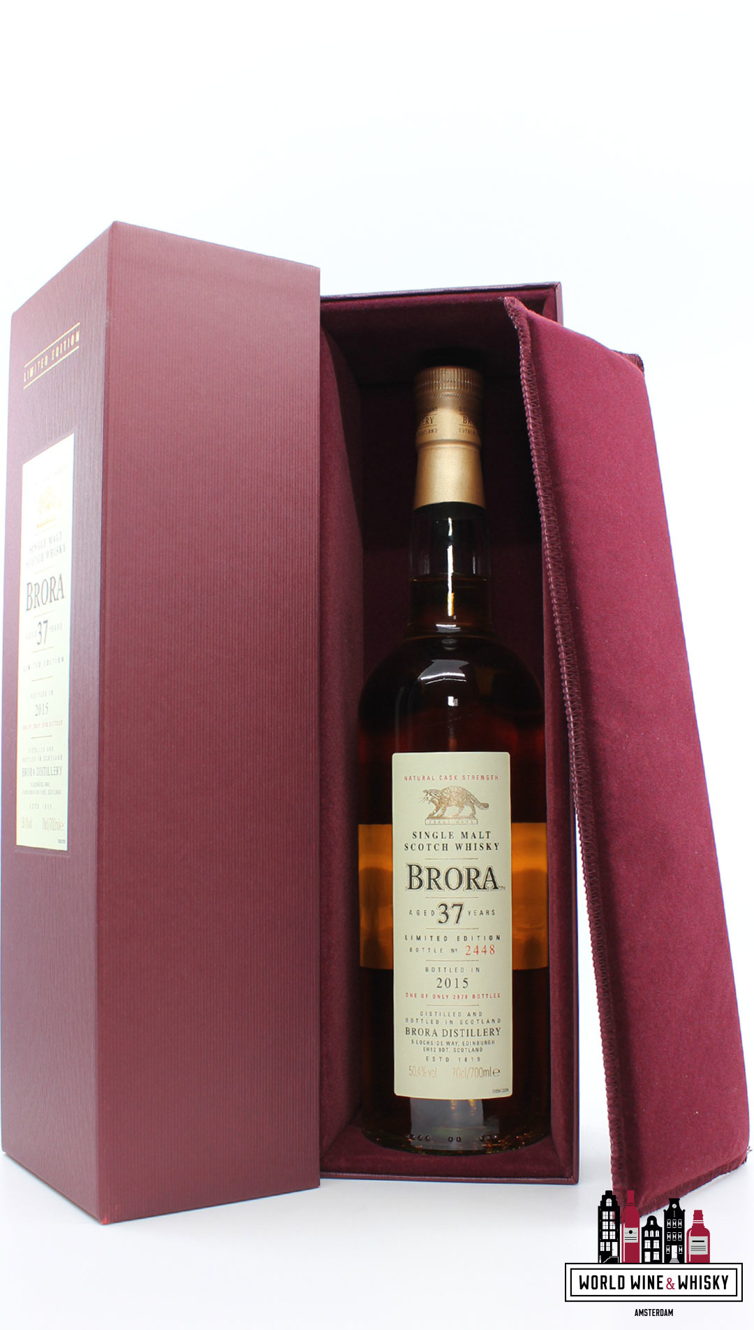 Brora Brora 37 Years Old 1977 2015 - 14th Release - Limited Edition 50.4% (1 of 2976)