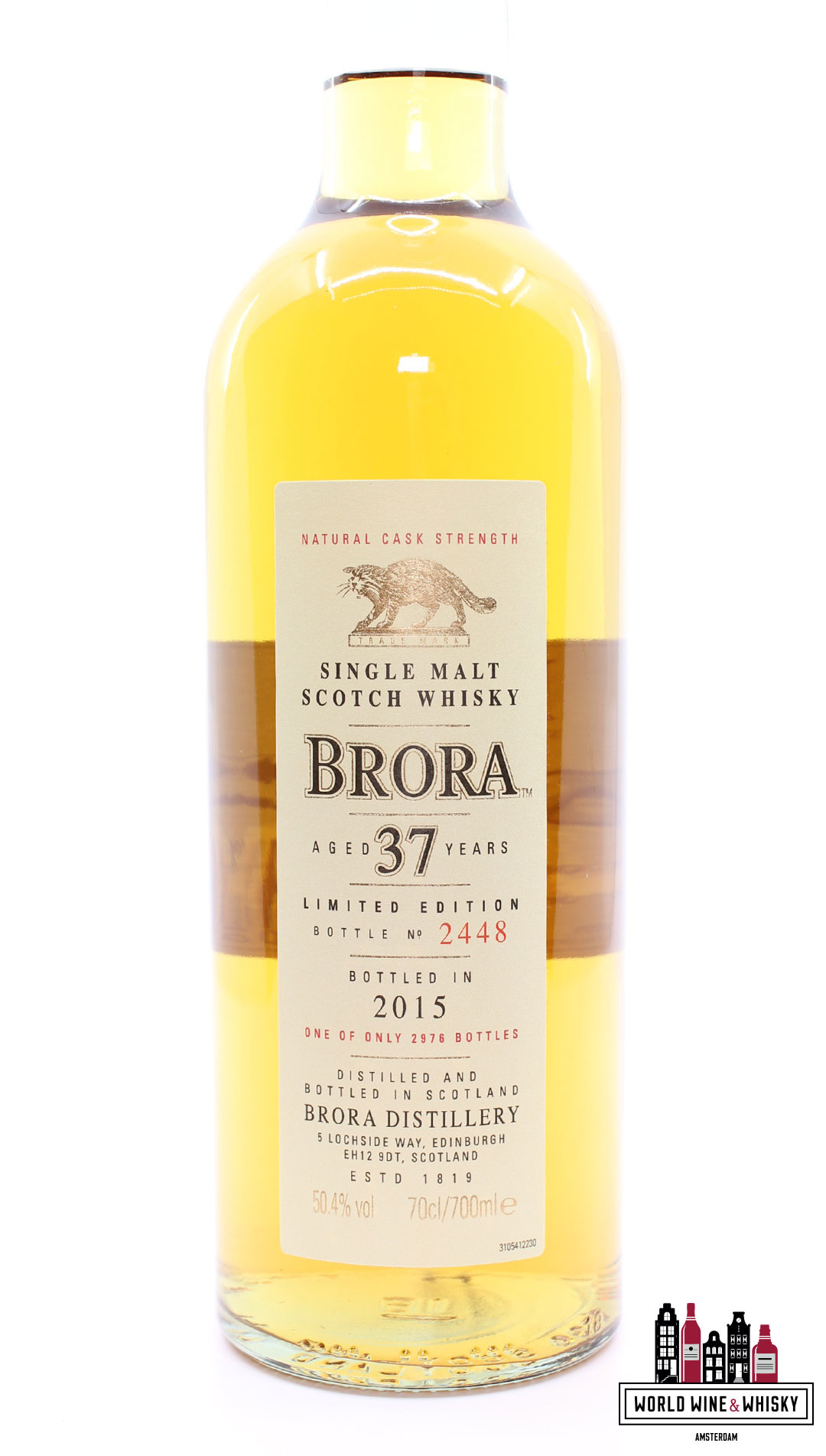 Brora Brora 37 Years Old 1977 2015 - 14th Release - Limited Edition 50.4% (1 of 2976)