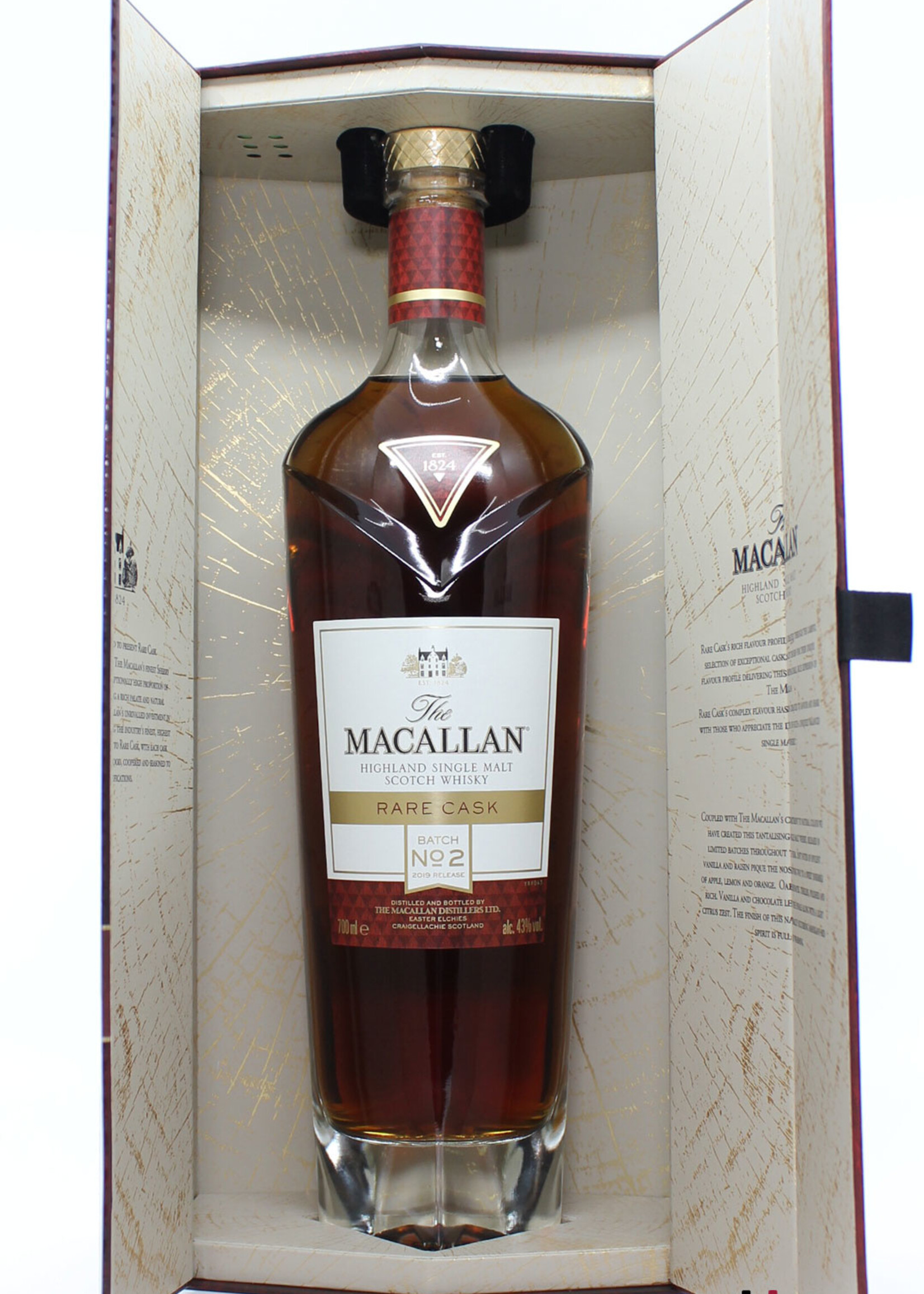 The Macallan Macallan Rare Cask - Batch No 2 - 2019 Release 43% (in luxury case)