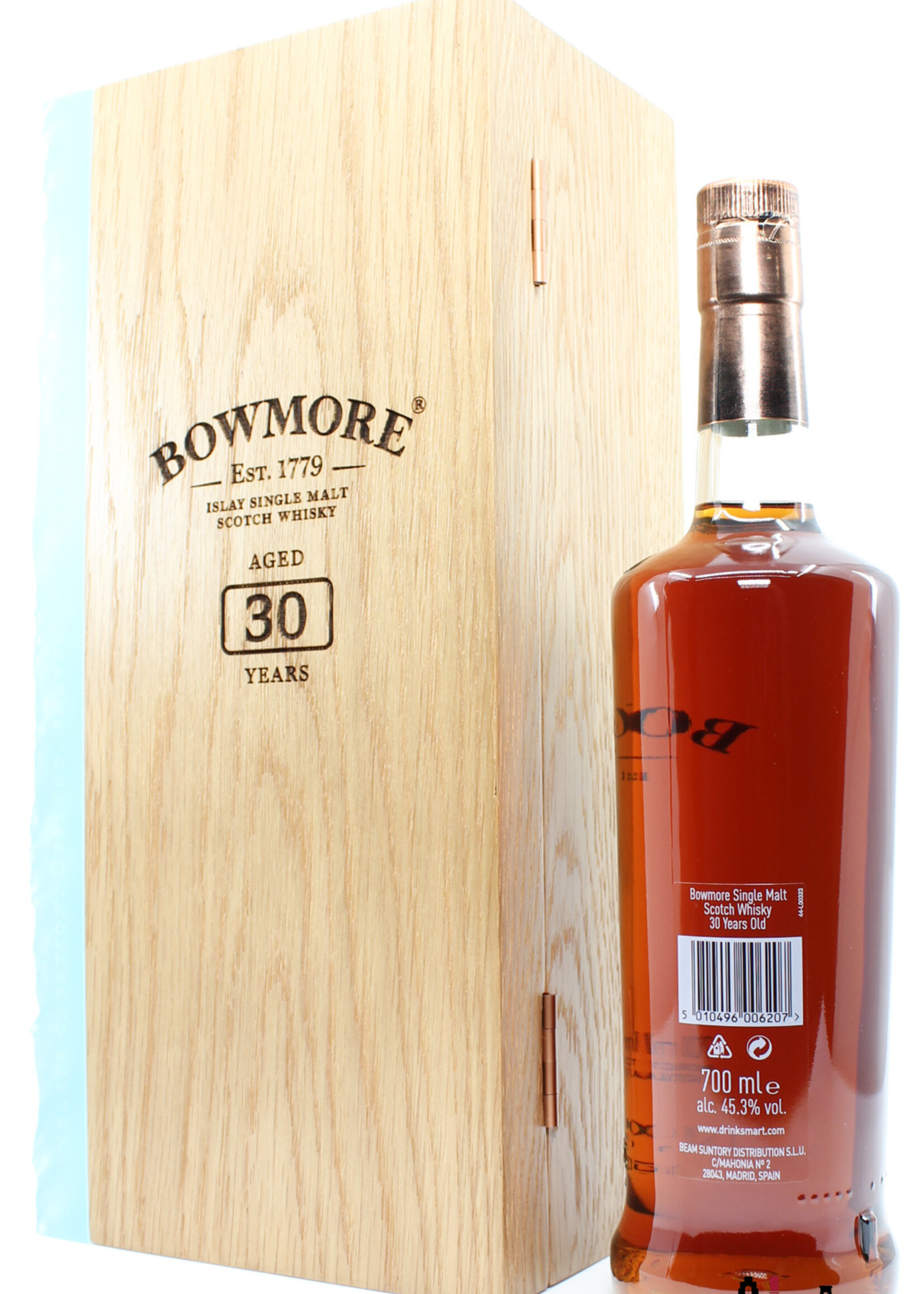 Bowmore Bowmore 30 Years Old 1989 2020 45.3% (1 of 2580) - Full Set