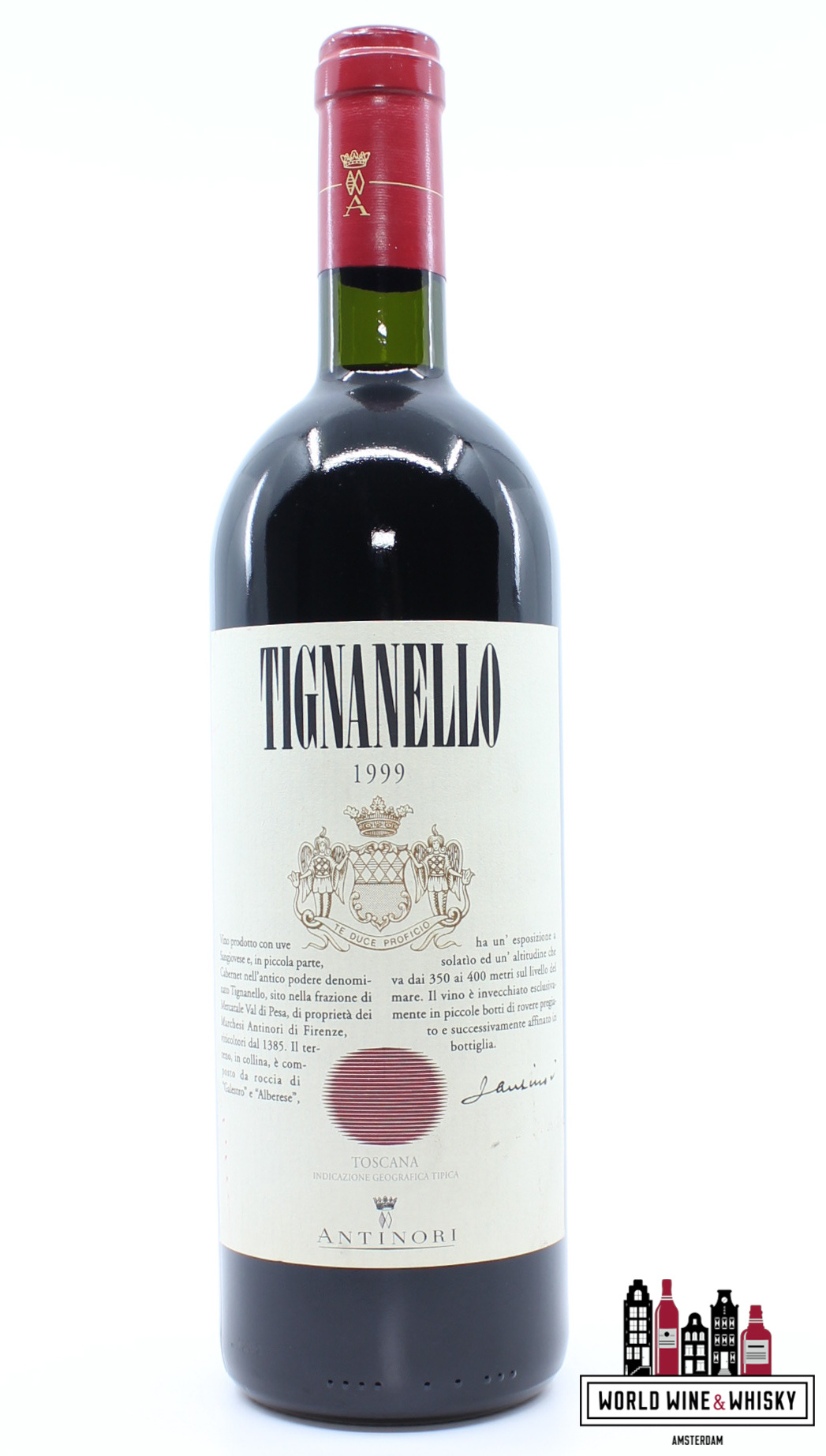 Antinori Tignanello Marchesi Antinori Tignanello 1999 (91 Parker Points)