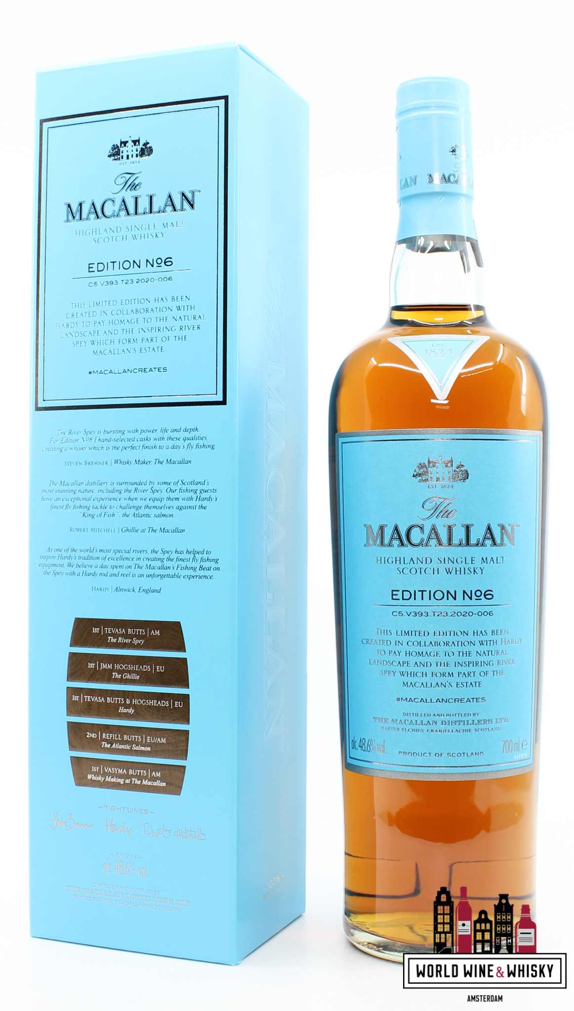 The Macallan Macallan Edition No 6 2020 - C5.V393.T23.2020-006 48.6% 700ml (in cardboard case)
