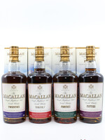 The Macallan Macallan Travel Series set: 1920's (Twenties), 1930's (Thirties), 1940's (Forties), 1950's (Fifties) 40% (Full set)