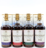 The Macallan Macallan Travel Series set: 1920's (Twenties), 1930's (Thirties), 1940's (Forties), 1950's (Fifties) 40% (Full set)
