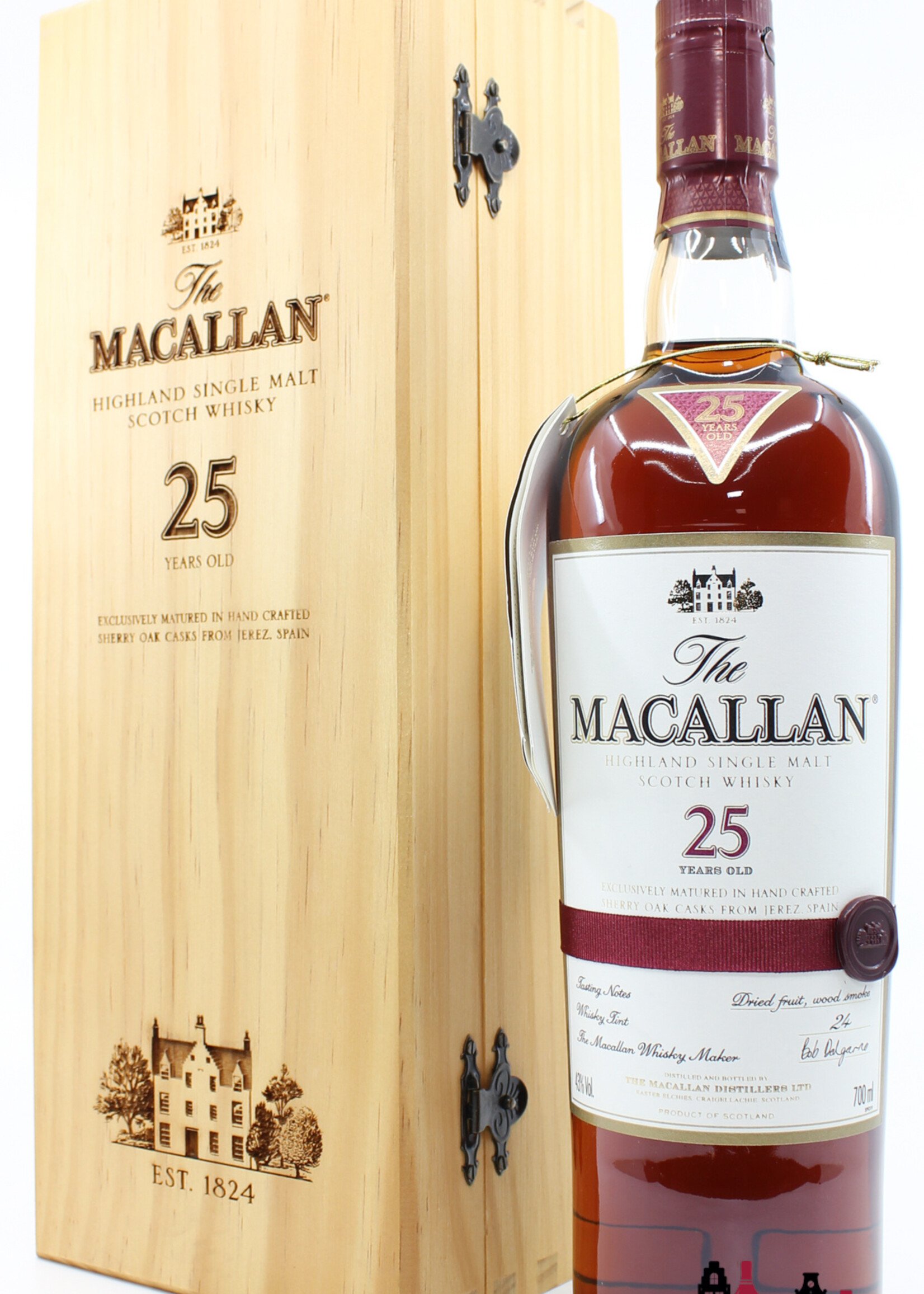 The Macallan Macallan 25 Years Old 2011 - Sherry Oak Casks from Jerez 43%