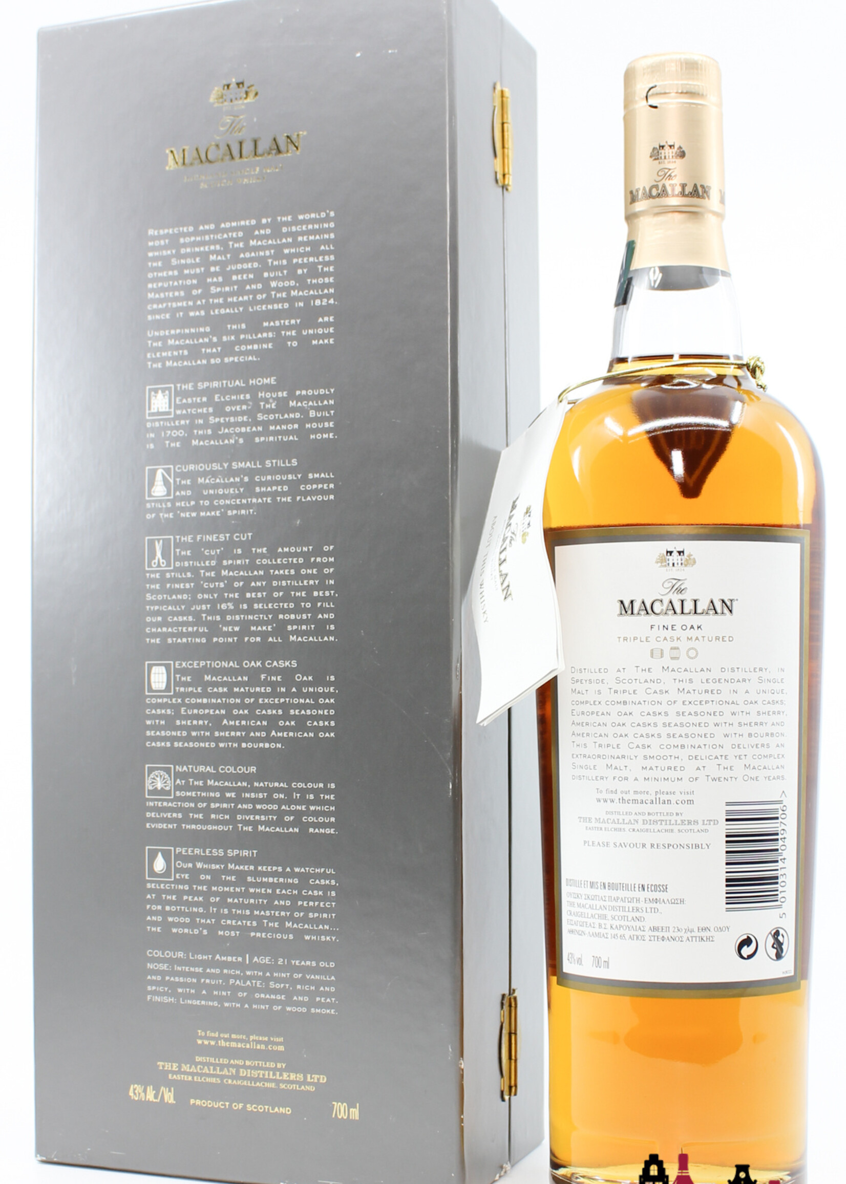 The Macallan Macallan 21 Years Old - Fine Oak Triple Cask Matured 43% (in luxury case)