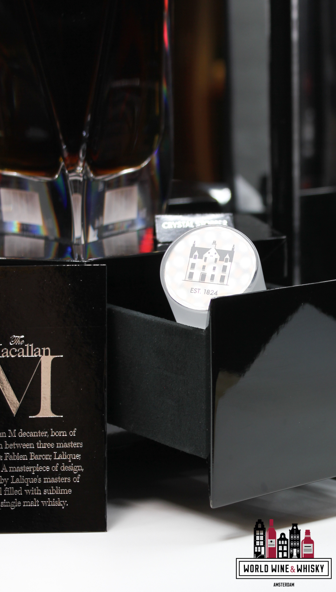 The Macallan Macallan M Decanter 2015 - MMXV - Lalique Crystal France 44% - full set (1 of 2746)