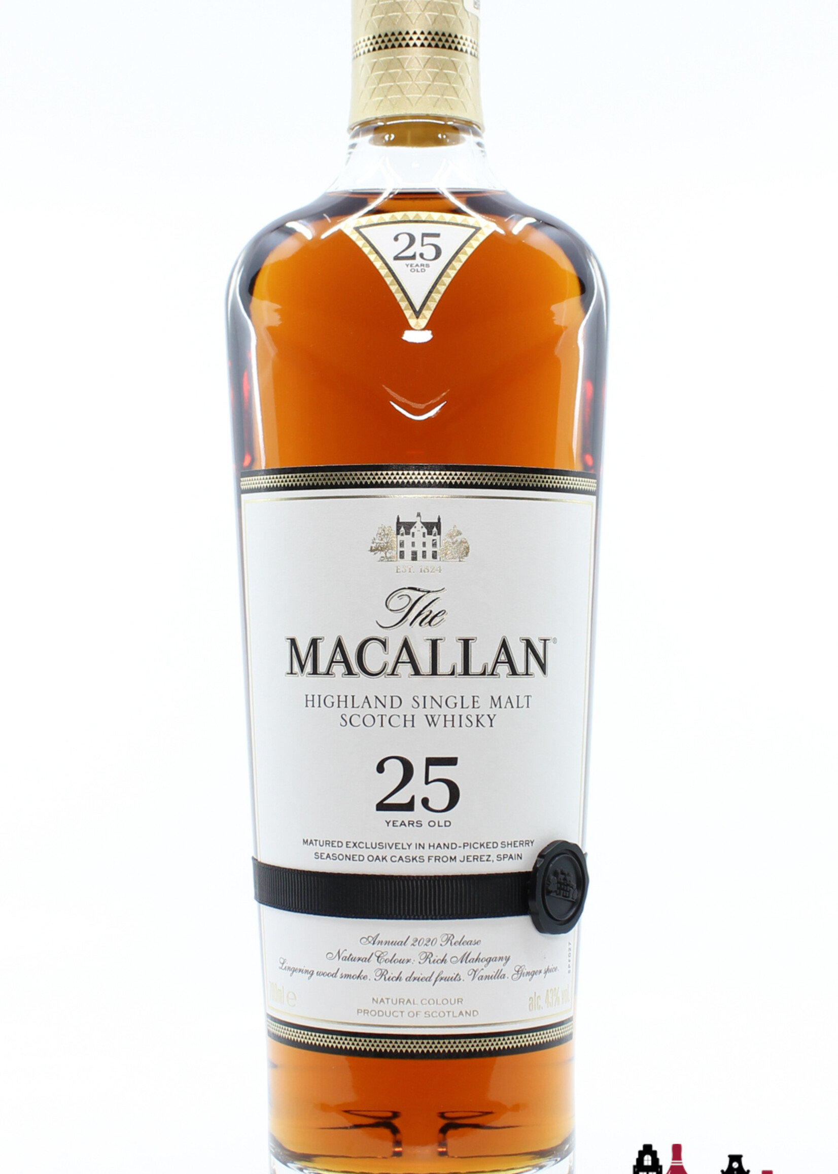 The Macallan Macallan 25 Years Old 2020 Release - Sherry Oak Casks from Jerez 43%