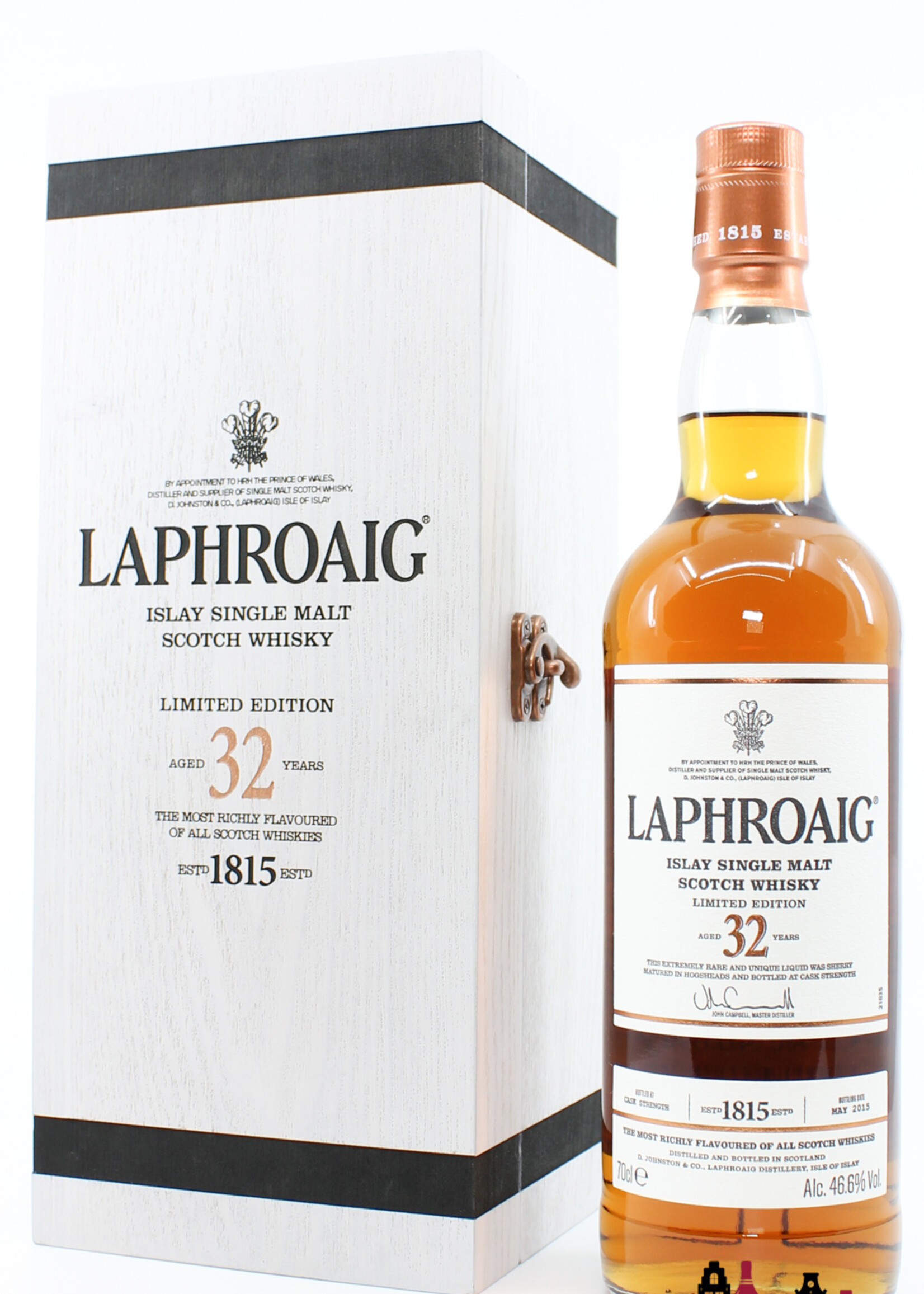 Laphroaig Laphroaig 32 Years Old 2015 - Limited Edition 46.6% (1 of 5880)